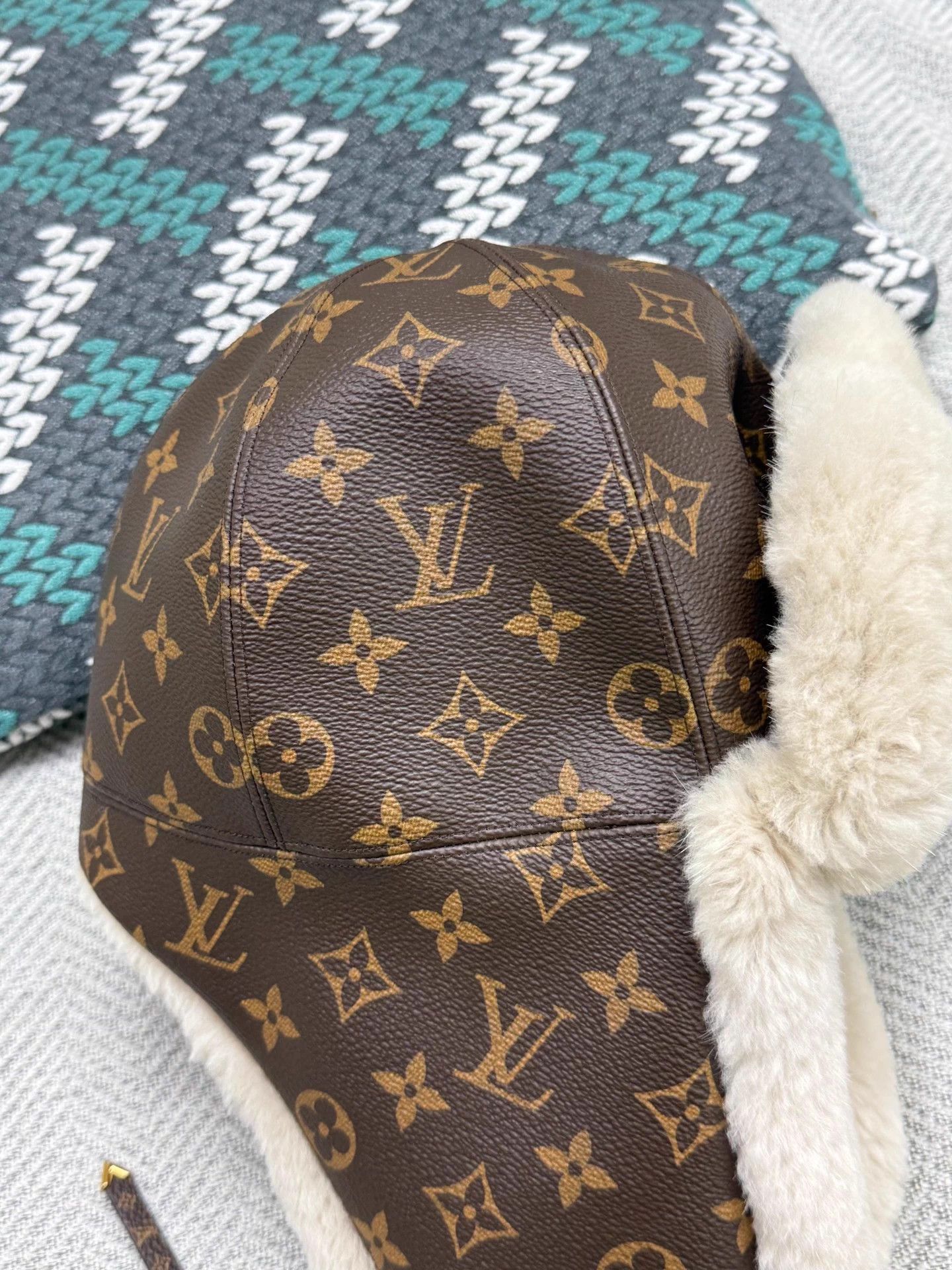 Louis Vuitton LV Monogram Leifeng/Pilot Hat S New Size 28 - 3 Thumbnail