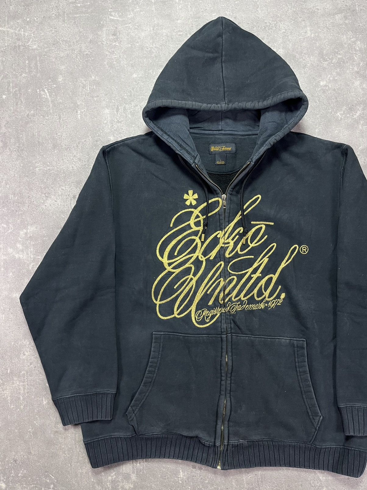 Ecko Unltd. 00s Ecko Unlimited Big Logo Baggy Zip Hoodie L Embroidered Size US L / EU 52-54 / 3 - 3 Thumbnail
