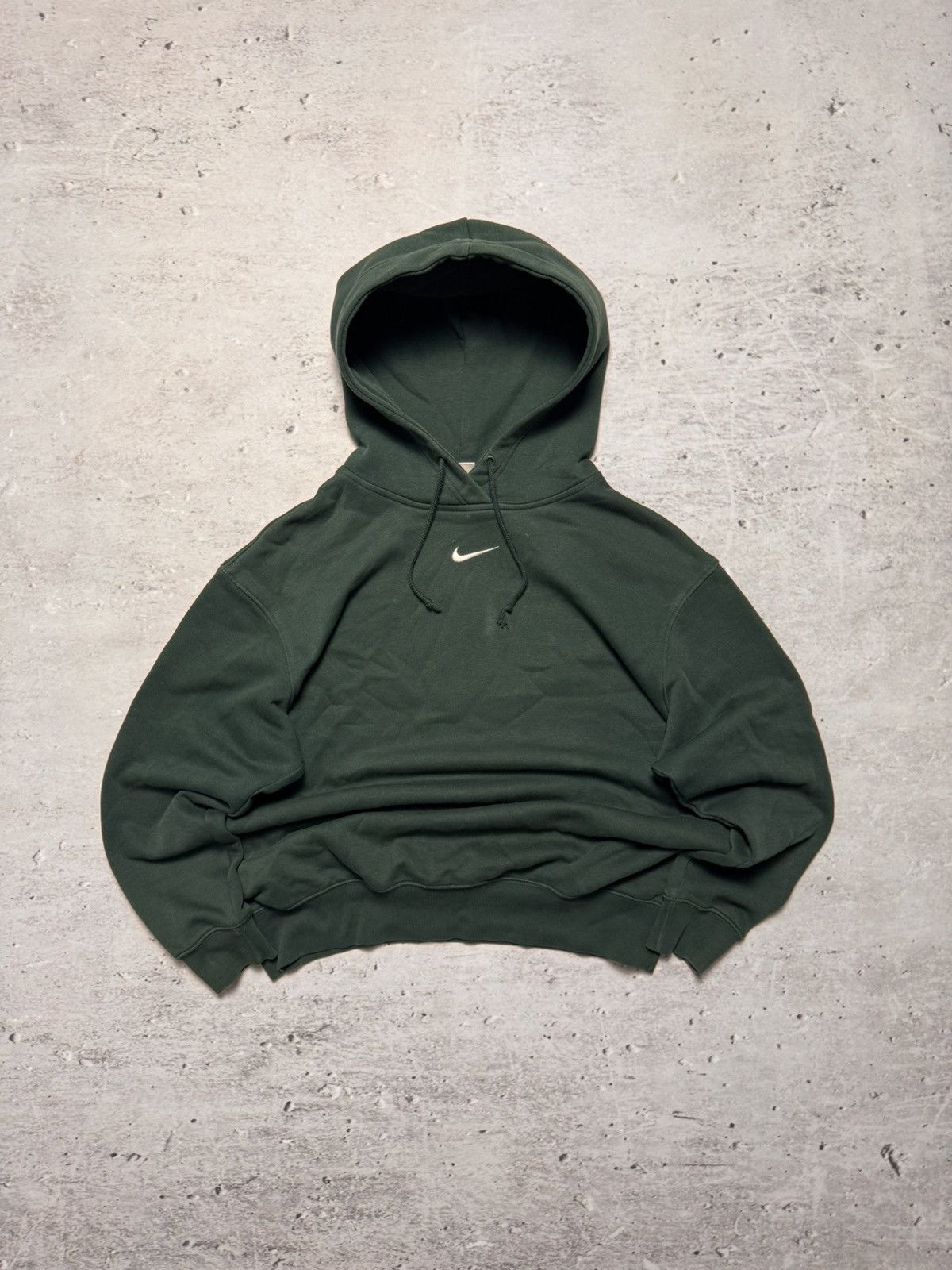 Nike × Vintage NIKE VINTAGE CENTER LOGO OVERSIZE BOXY HOODIE Size US S / EU 44-46 / 1 - 1 Thumbnail