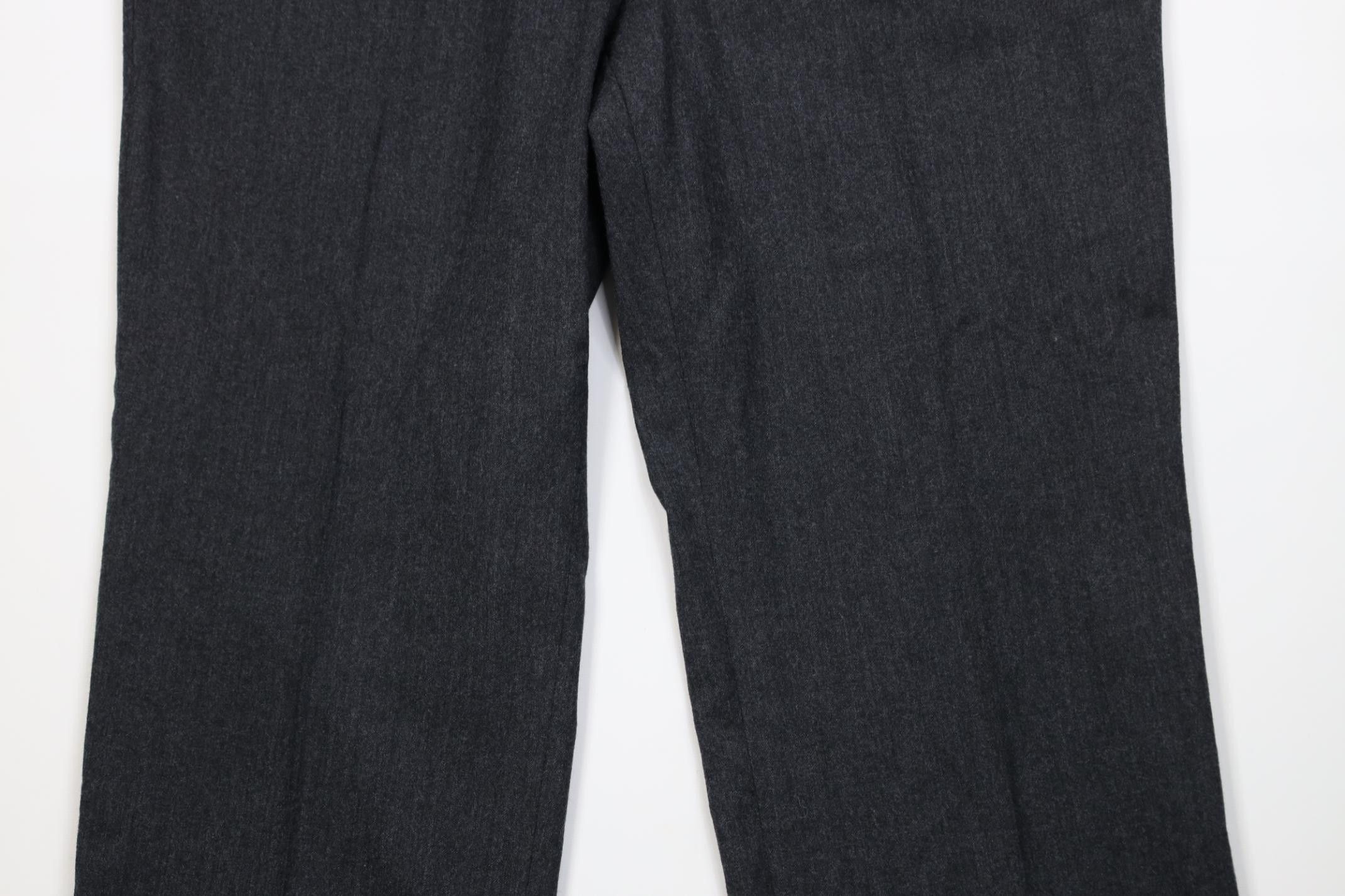 Vintage Vintage 70s Streetwear Knit Wide Leg Chino Pants Gray USA Size US 40 / EU 56 - 3 Thumbnail