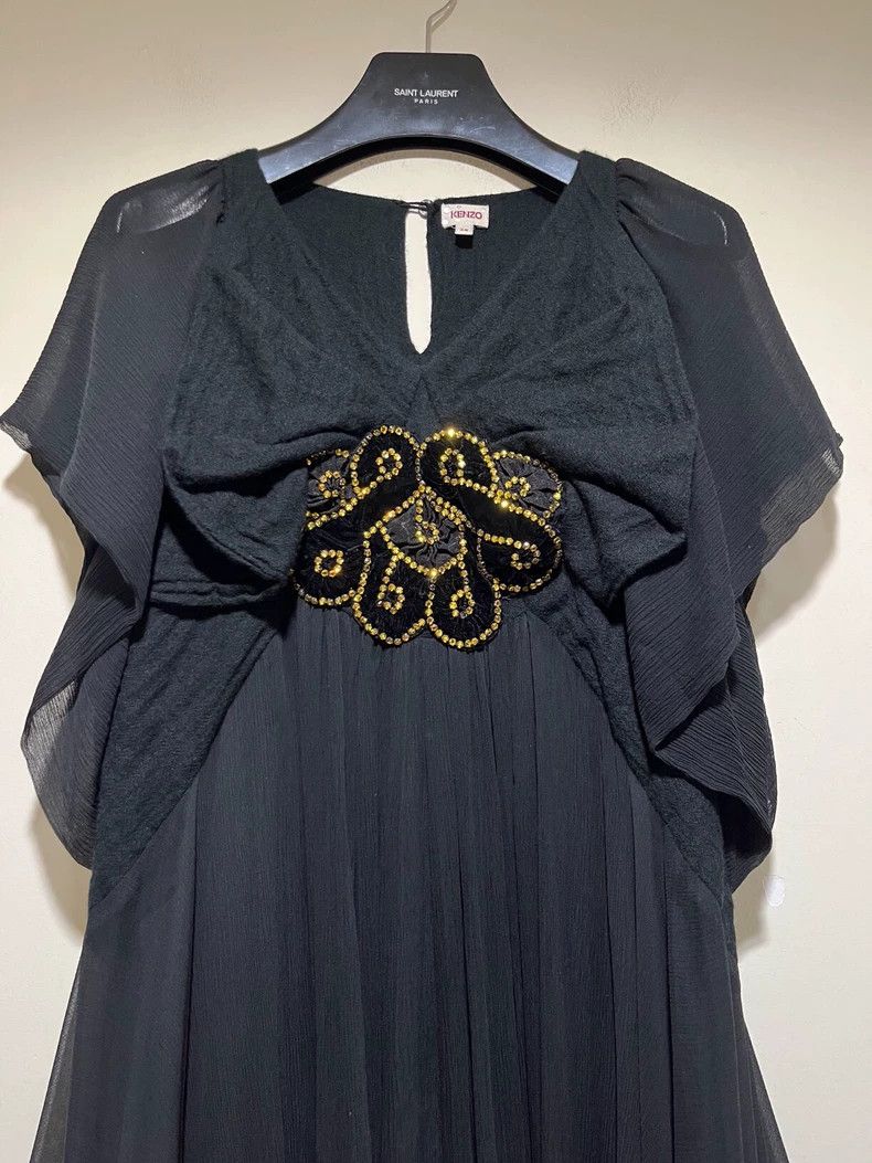 Kenzo KENZO Mulberry silk dress Size XS / US 0-2 / IT 36-38 - 3 Thumbnail