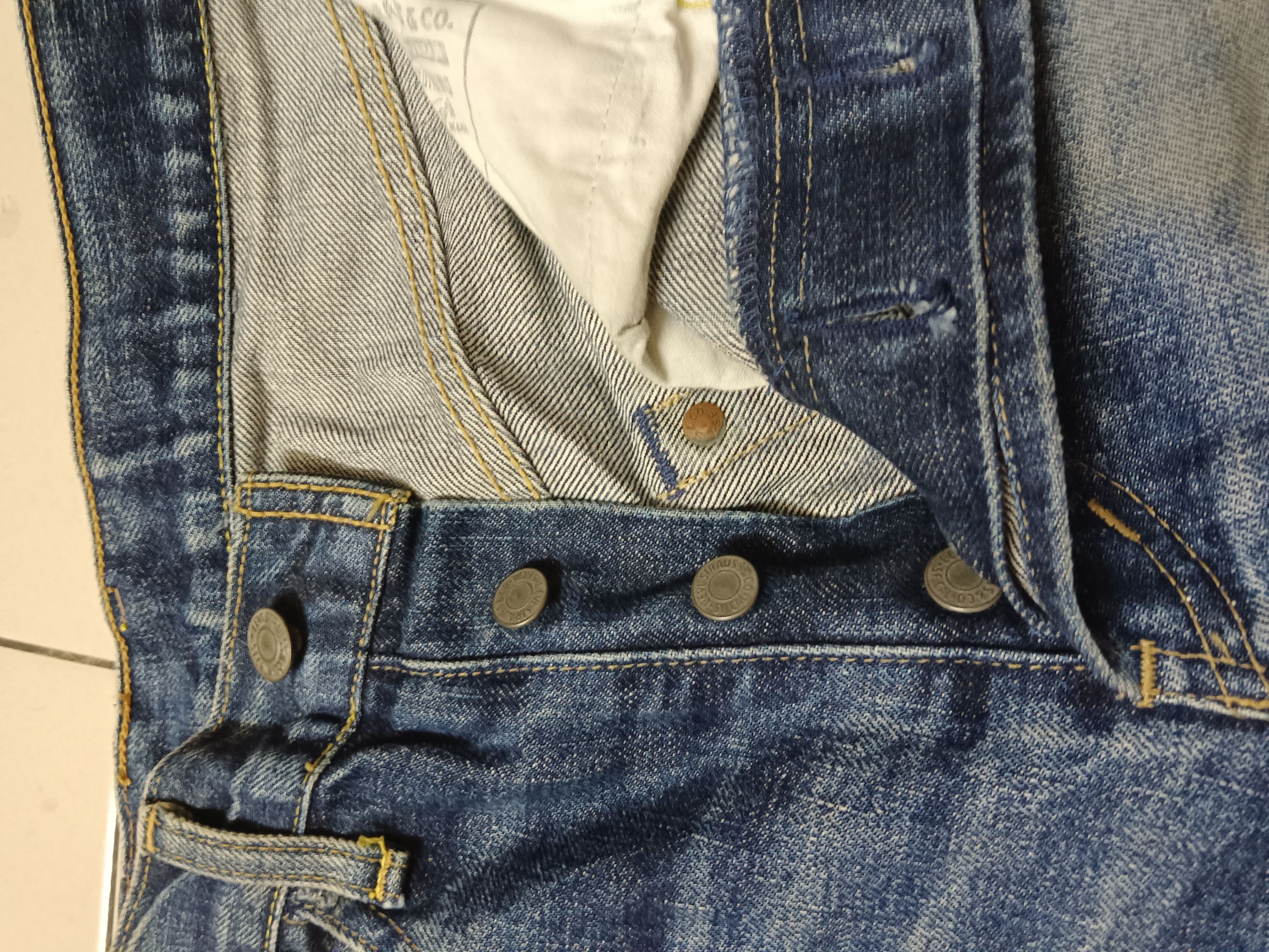 Levi's Vintage Clothing × Vintage Levi's BIg E Salvage Japan Size US 27 - 3 Thumbnail