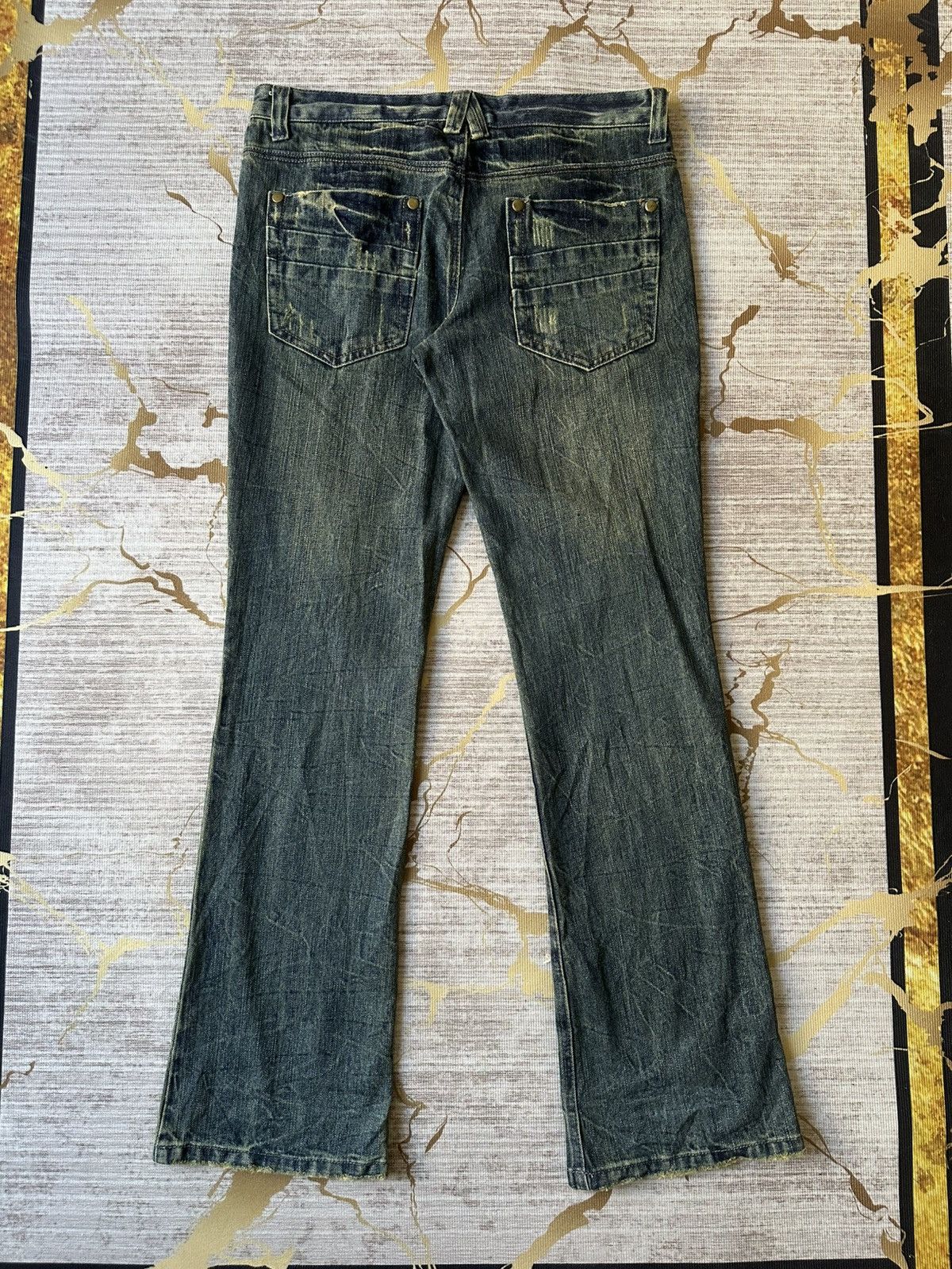 Tornado Mart FLARE Tornado Mart Design Style Distressed Denim Size US 34 / EU 50 - 4 Thumbnail