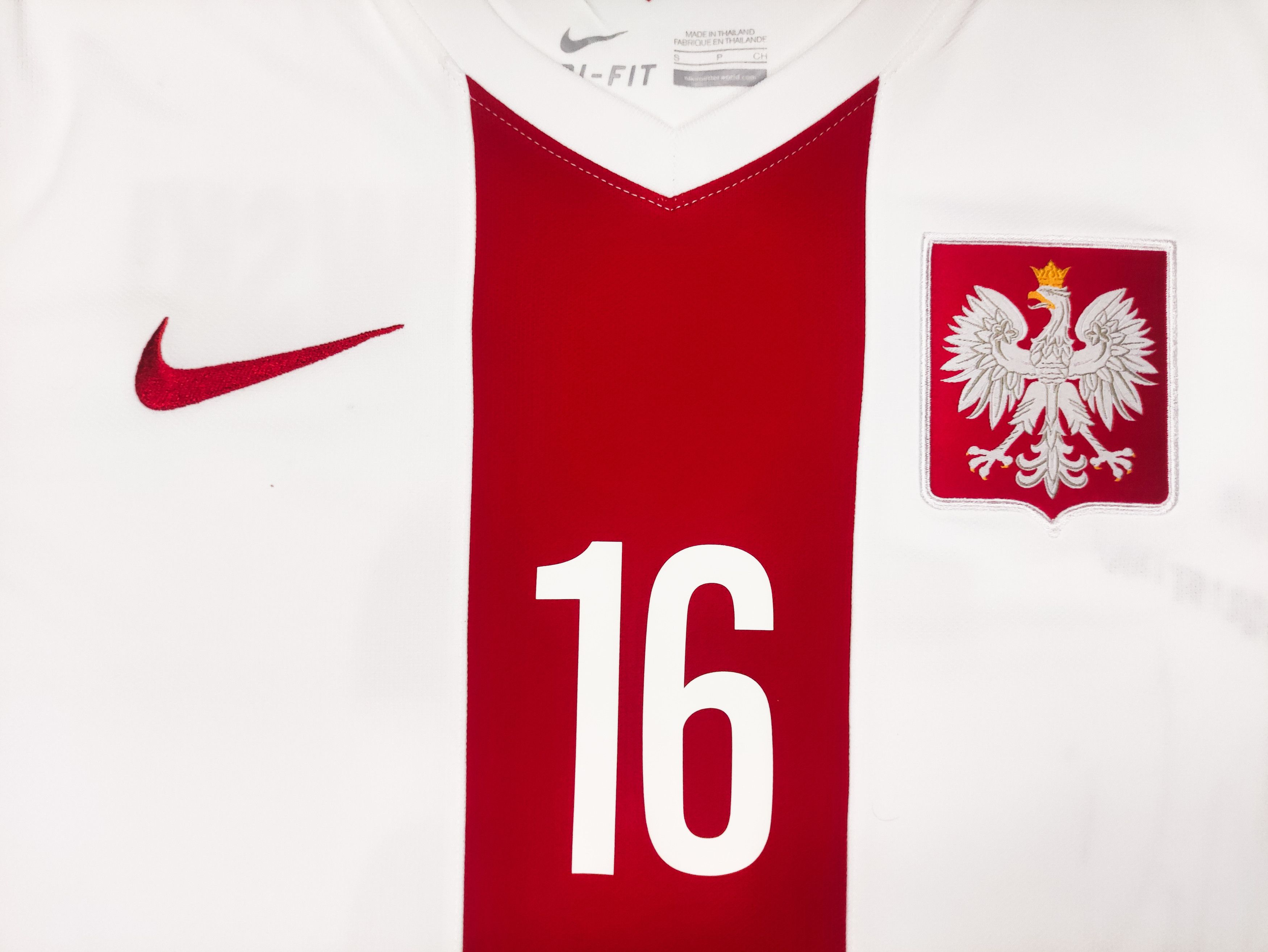 Nike Signed Błasczykowski #16 Poland 2014 2015 Nike Home Shirt M Size US S / EU 44-46 / 1 - 11 Thumbnail