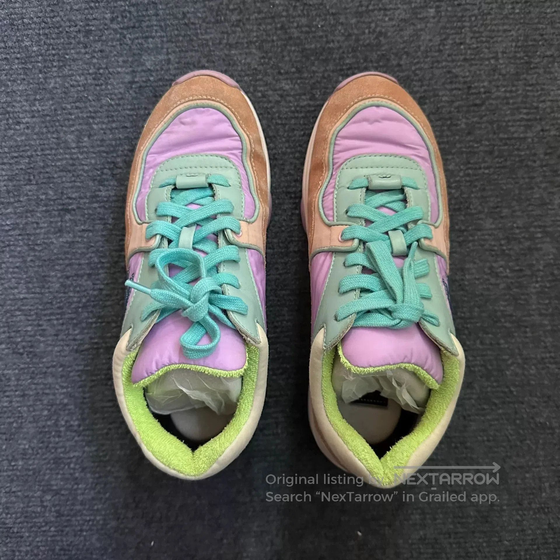 Chanel chanel purple athletic sneakers size 36.5. Size US 6 / IT 36 - 4 Thumbnail
