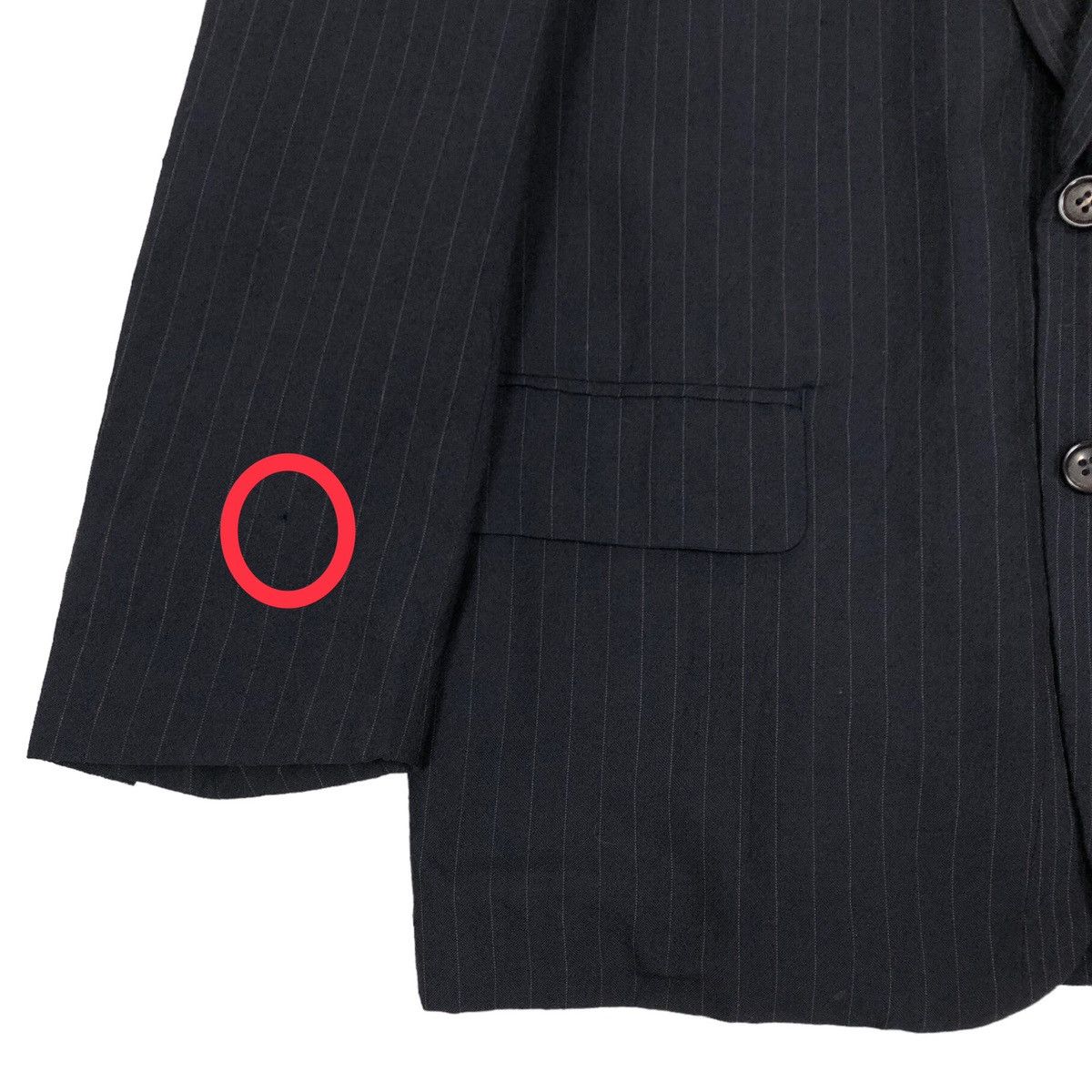 Comme des Garcons Vintage 90s Comme Des Garcons Homme Single Breasted Blazer Size 44R - 4 Thumbnail