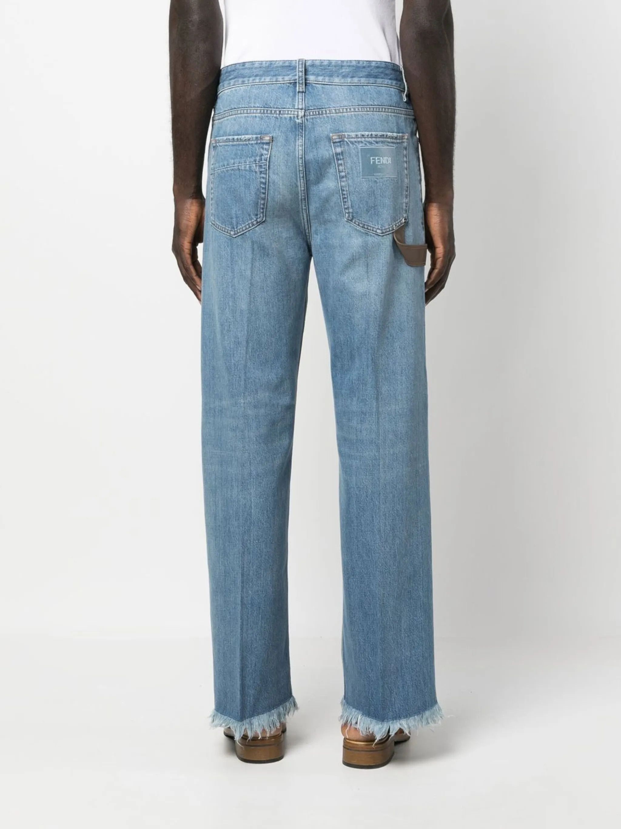 Fendi o1y0125 Jeans in Blue Size US 31 - 3 Thumbnail