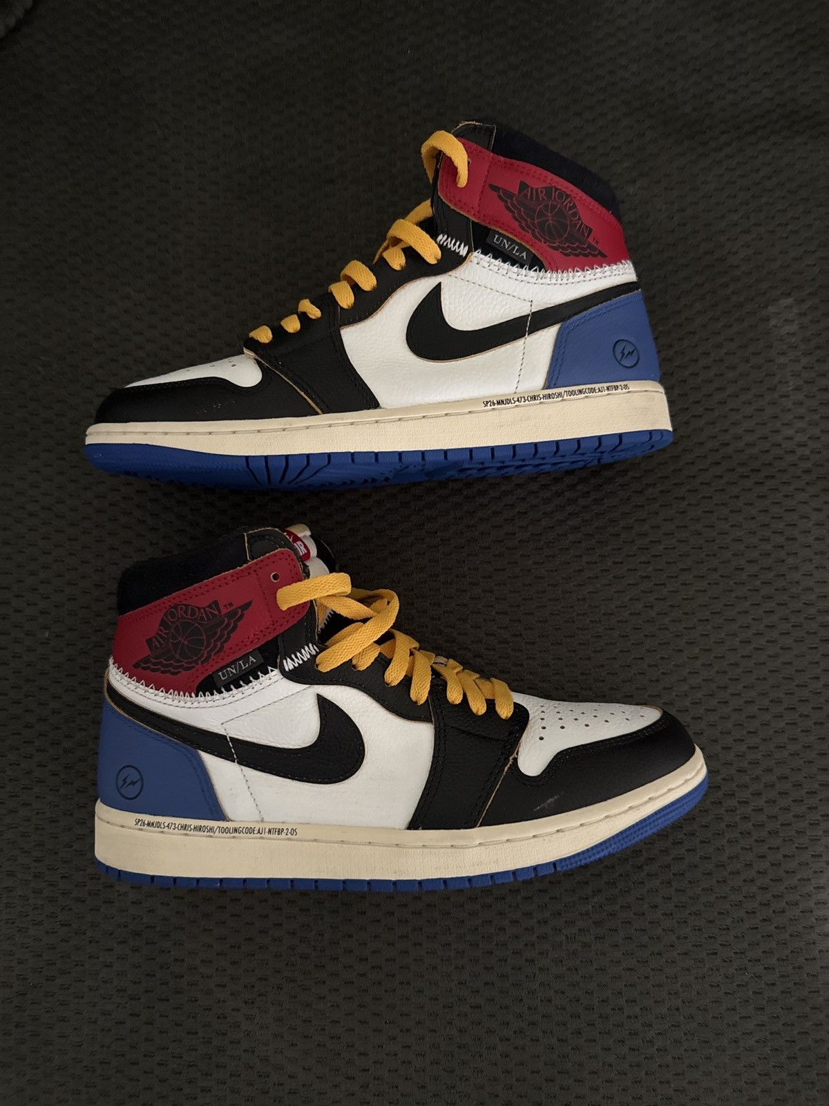 Fragment Design x Union LA x Jordan 1 Varsity Red