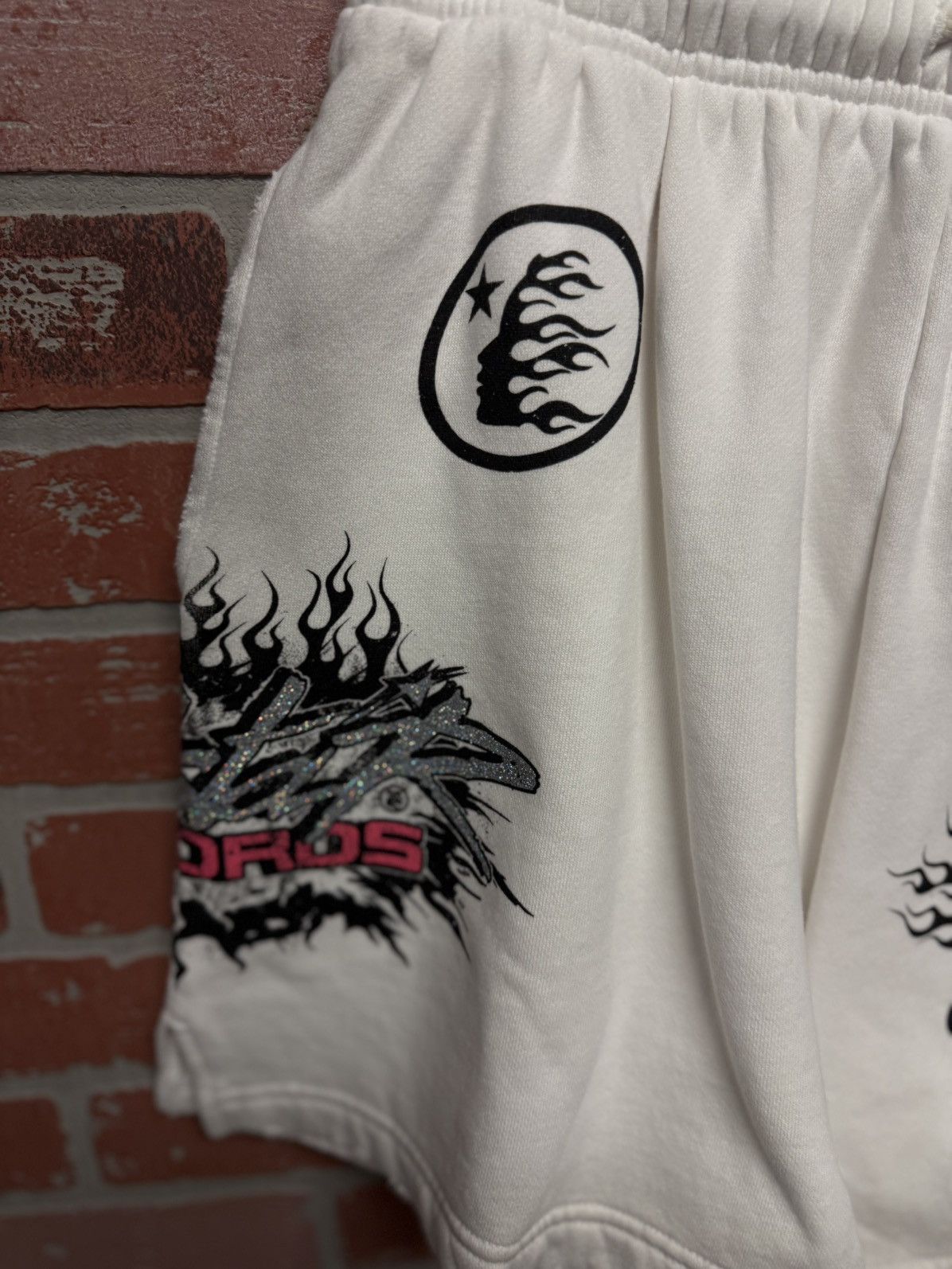 HELLSTAR Hellstar Records Shorts White Size Small Size US 30 / EU 46 - 4 Thumbnail