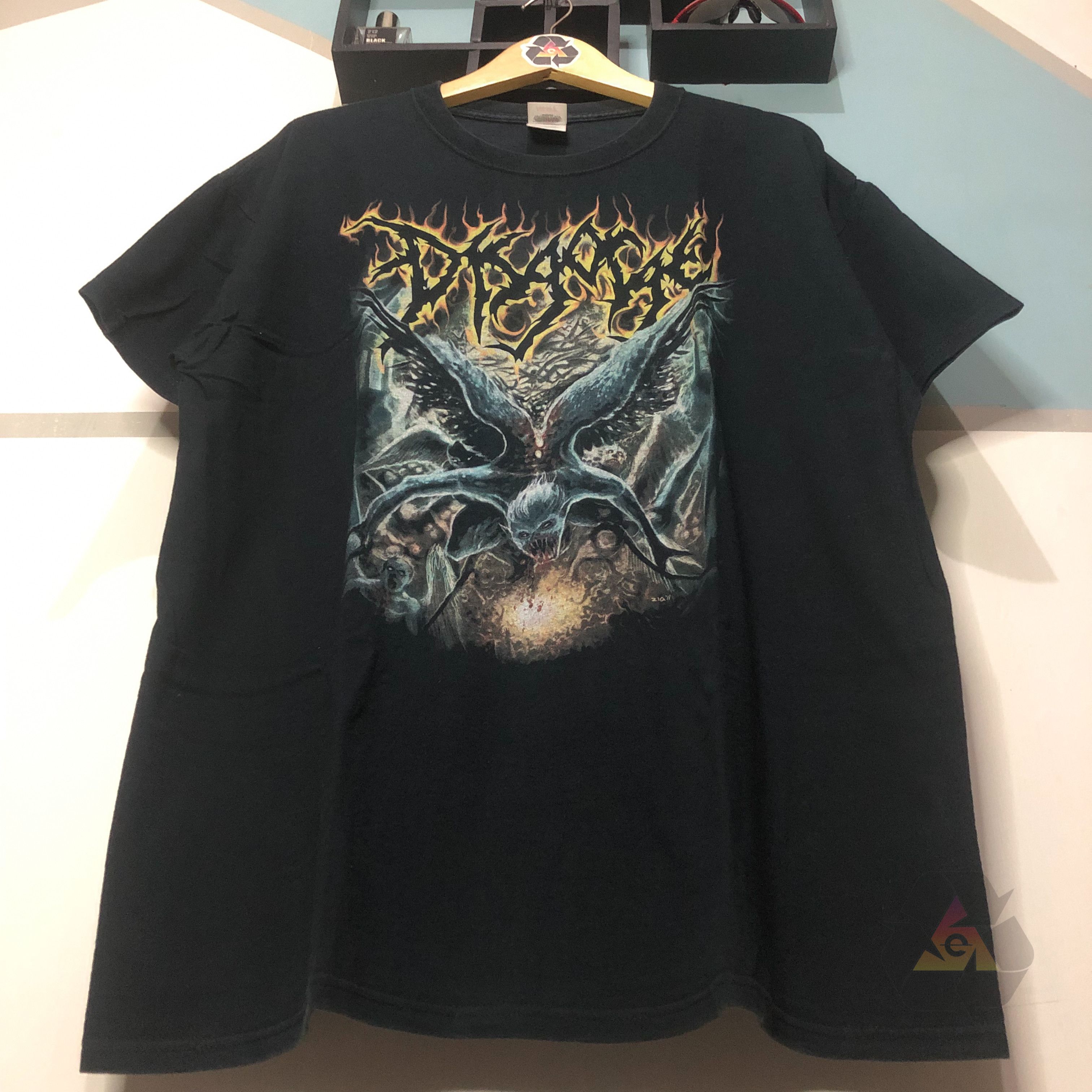 Band Tees Vintage Rare DISGORGE Perish Angel Brutal Band T-Shirt Size US XL / EU 56 / 4 - 4 Thumbnail