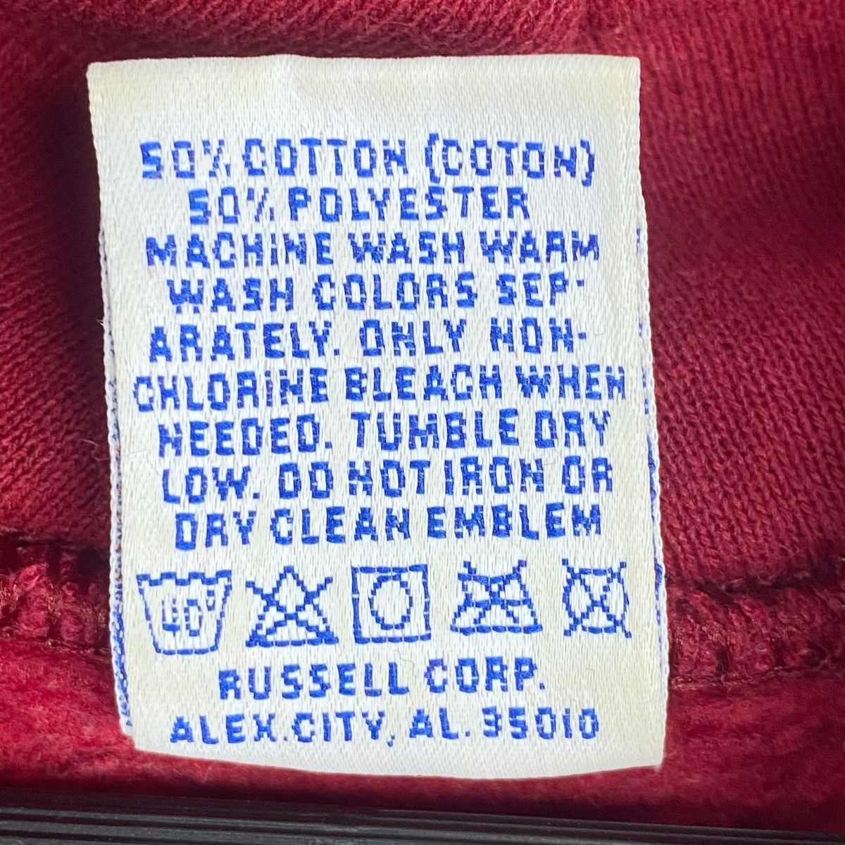Russell Athletic Russel Athletic Hoodie Red Sweatshirt Pullover Jumper Size US M / EU 48-50 / 2 - 5 Thumbnail