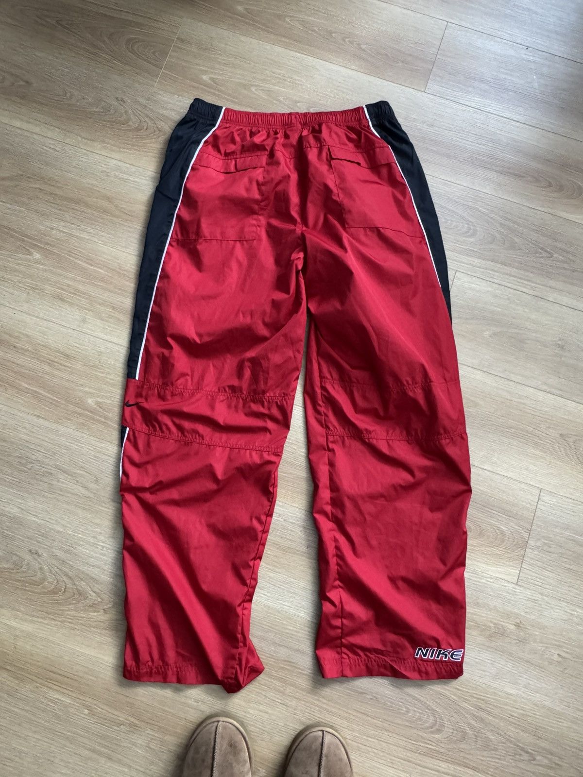 Nike Vintage Baggy Fit Nike Drill Nylon Track Pants Size US 34 / EU 50 - 4 Thumbnail