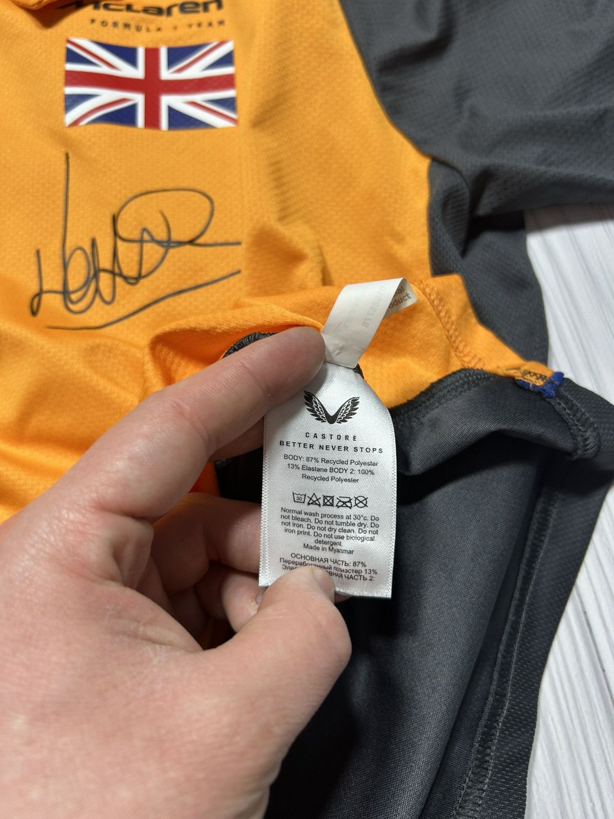 Castore Norris 4 Castore McLaren Racing Jersey Polo Shirt Size US XXL / EU 58 / 5 - 13 Thumbnail