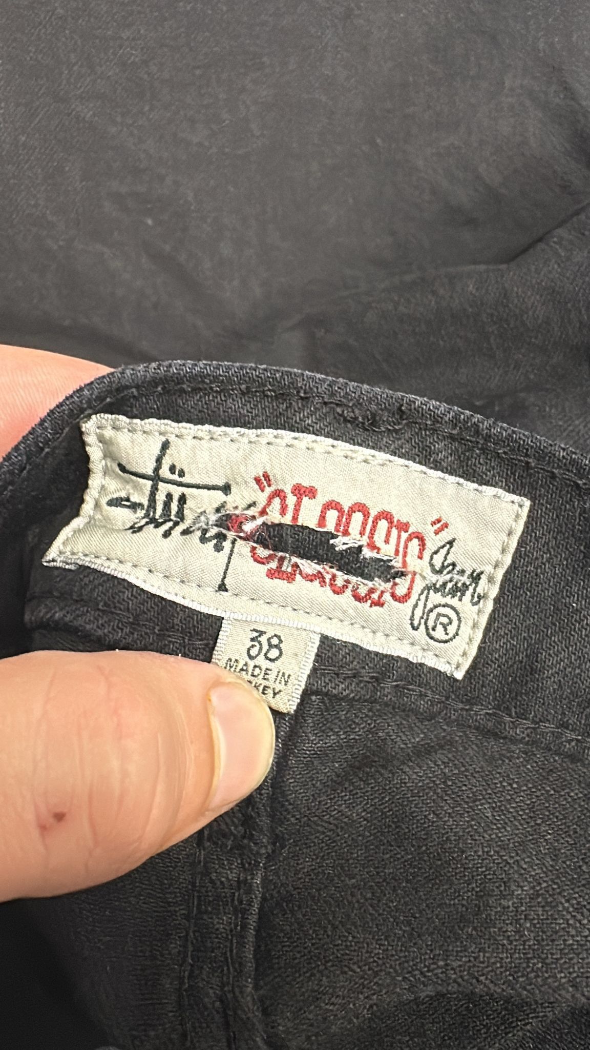 Stussy × Vintage Stüssy Classic Jean Black Size 38 Size US 38 / EU 54 - 7 Thumbnail
