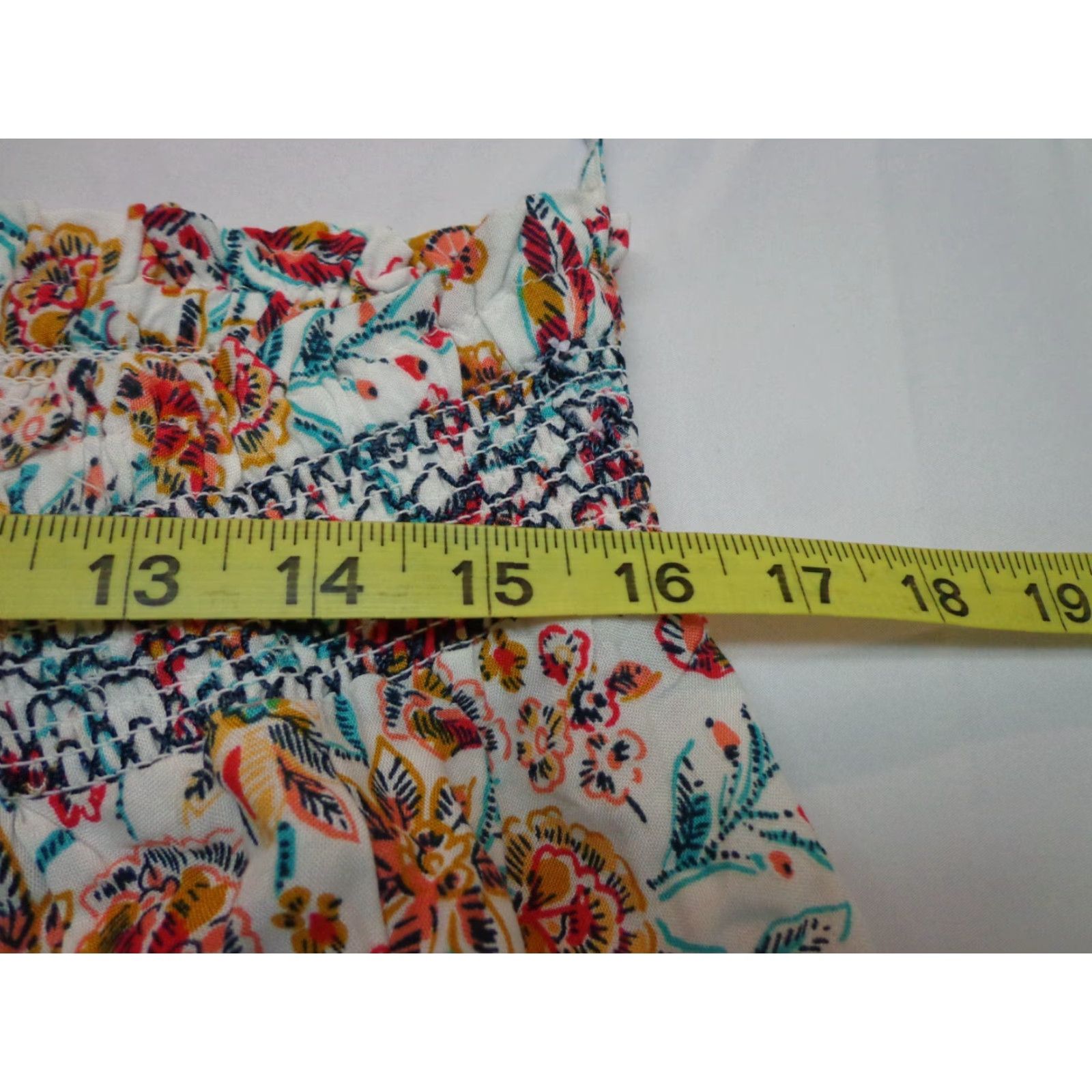 Vintage **Women's Medium Floral Spaghetti Strap Pullover** User: Women's Medium Floral Spaghetti Strap Pullover NEW Size M / US 6-8 / IT 42-44 - 5 Thumbnail