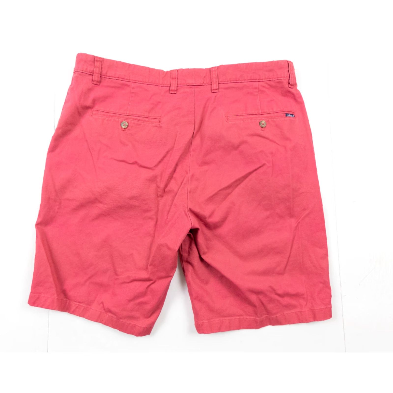 johnnie-O Johnnie-O Chino Shorts Men’s 38 Pink Flat Front Stretch Casual 5-Pocket Regular Fit Size US 38 / EU 54 - 6 Thumbnail