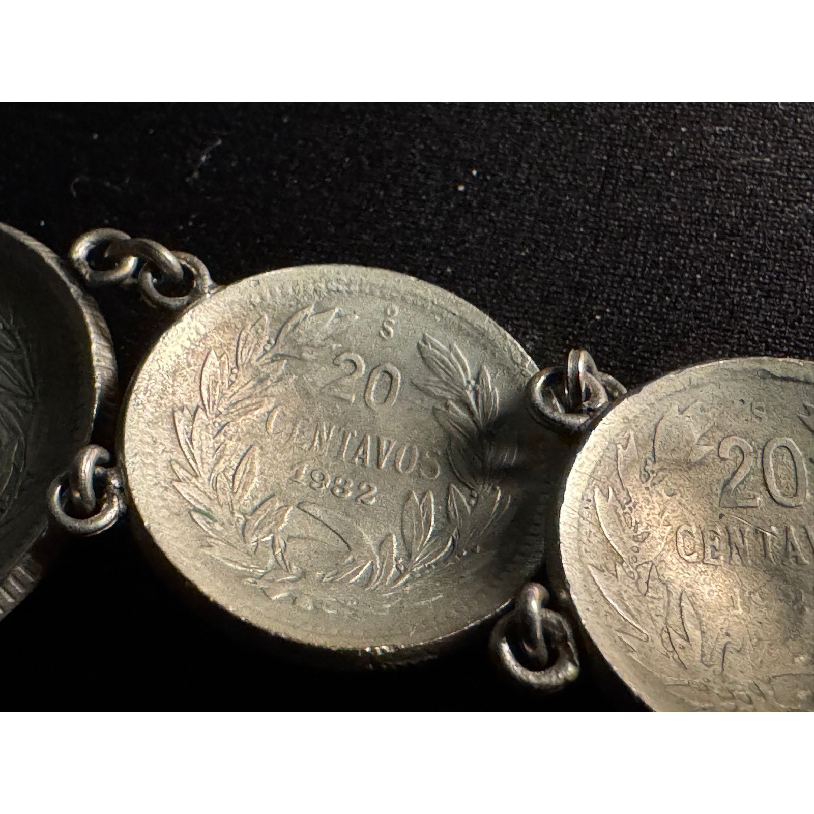 Other Chile 1930's Peso's 7.75in Bracelet Size ONE SIZE - 7 Thumbnail