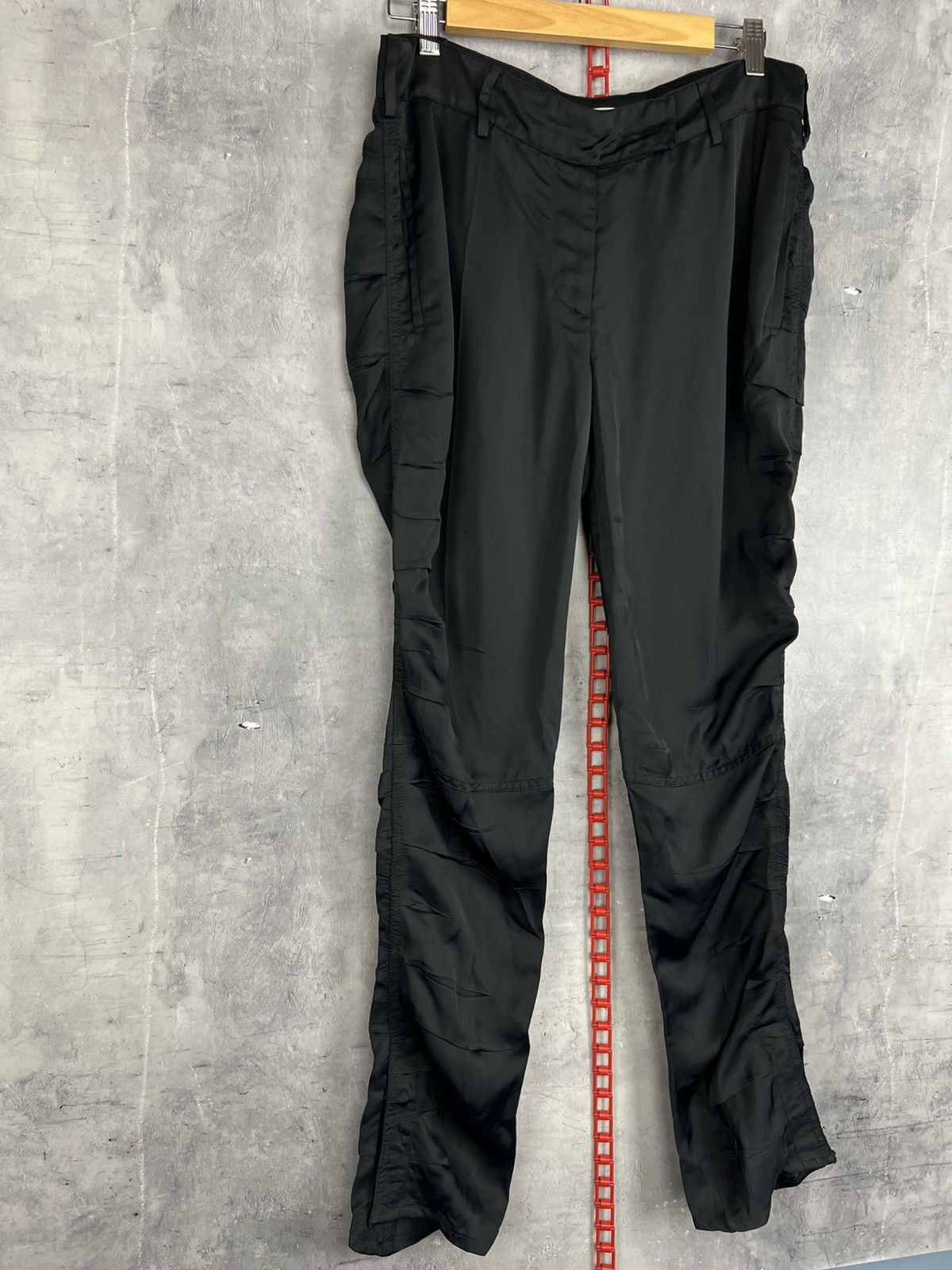 Prada Prada Milano Black Tab Viscose Women’s Pants Sz 42 Size 28" / US 6 / IT 42 - 4 Thumbnail
