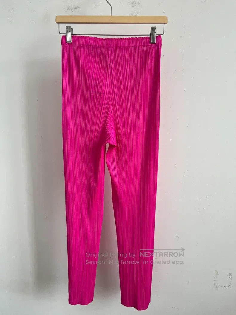 Issey Miyake Issey Miyake Pink Pants Size 26" / US 2 / IT 38 - 2 Thumbnail