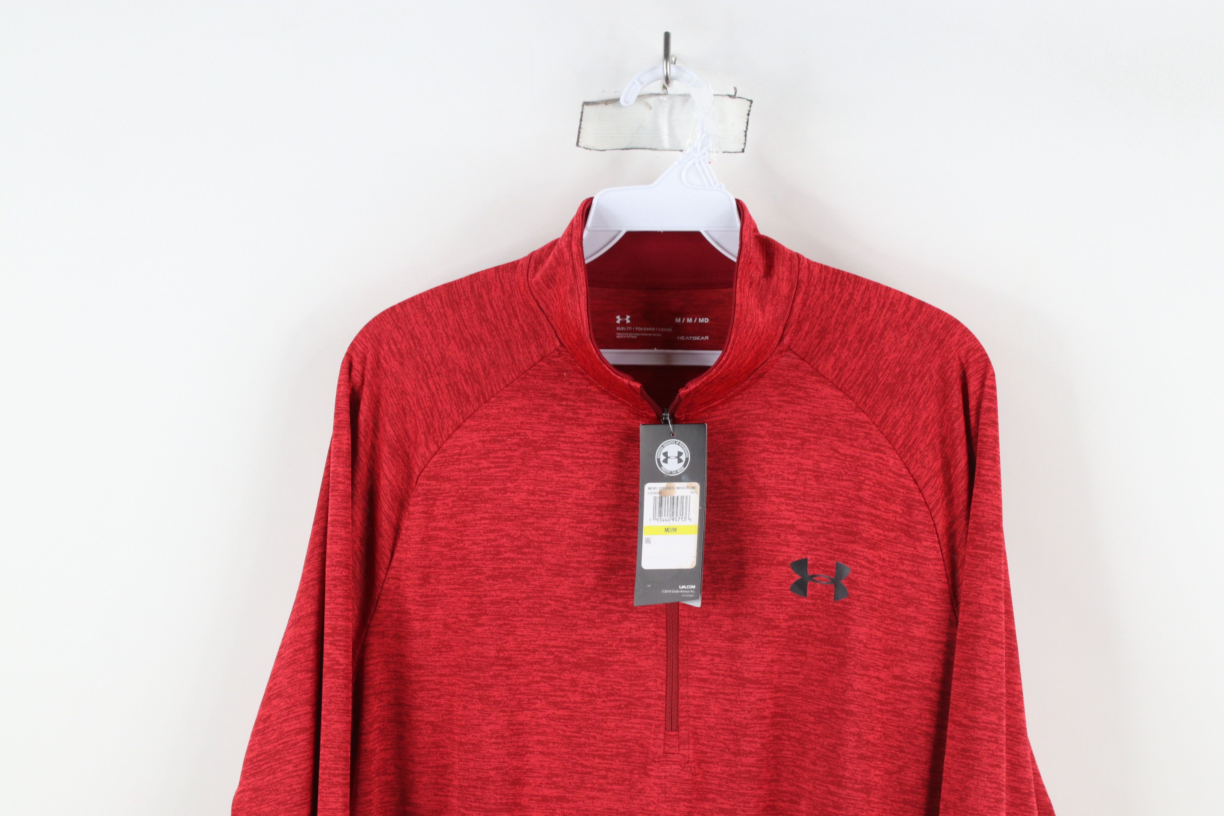 Under Armour × Vintage New Under Armour Lightweight Half Zip Pullover Shirt Top Size US M / EU 48-50 / 2 - 2 Thumbnail