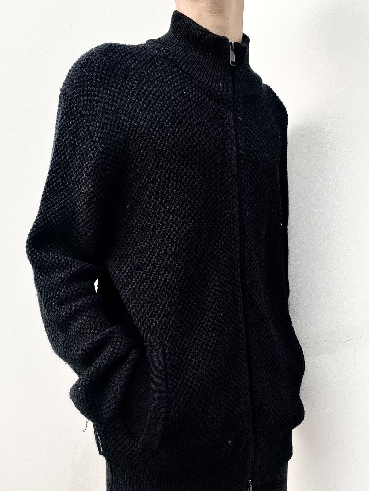 Armani Exchange 2000s Armani Exchange Knitwear Zipped Jacket Size US L / EU 52-54 / 3 - 1 Thumbnail