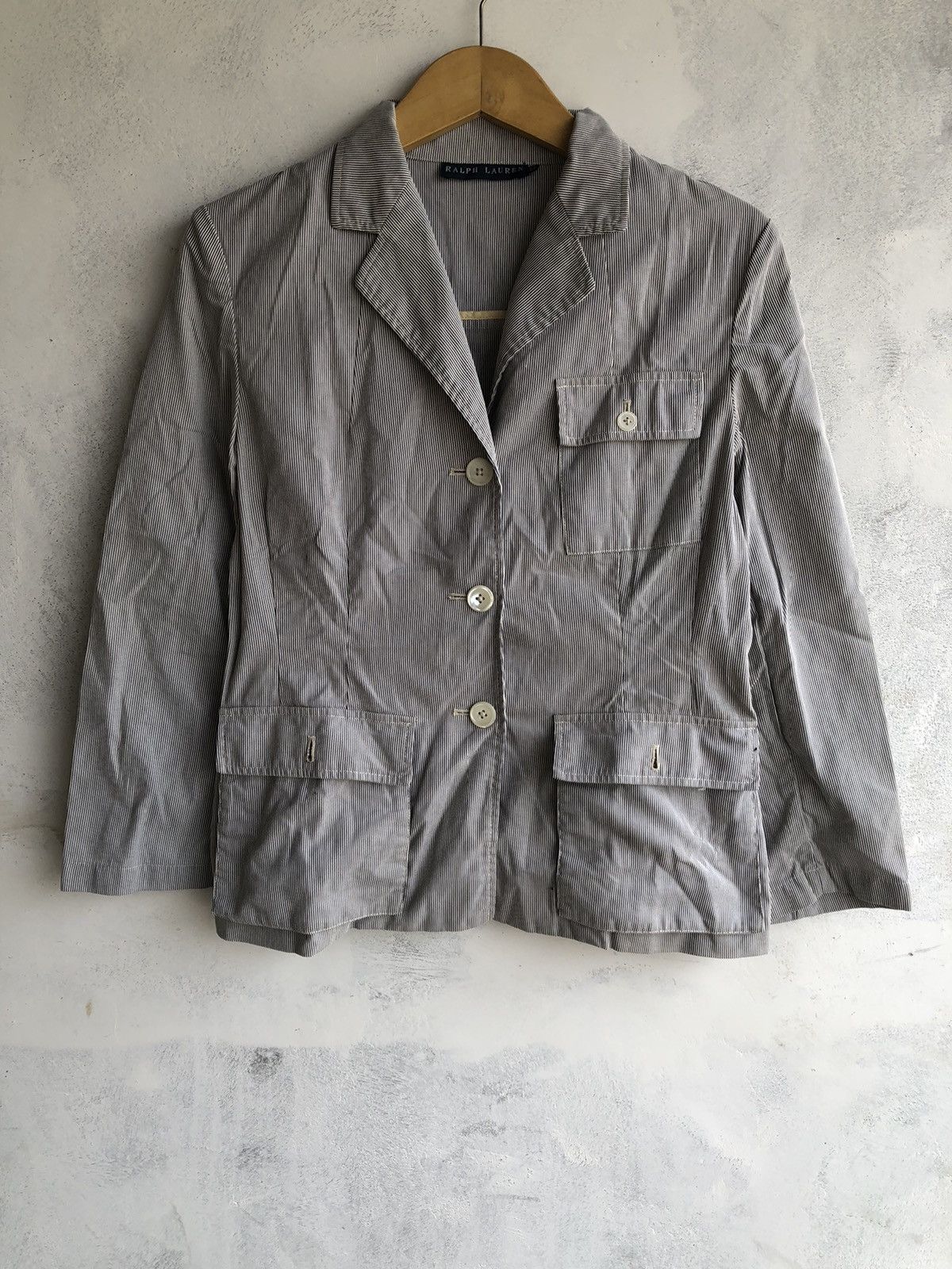 Polo Ralph Lauren × Ralph Lauren × Vintage Vintage Polo Ralph Lauren Blazer Jacket Size M / US 6-8 / IT 42-44 - 1 Thumbnail