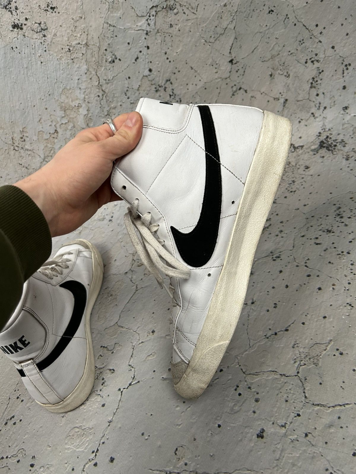 Nike Vintage Nike Blazer Hi Basketball Skateboarding Sneakers Size US 12.5 / EU 45-46 - 6 Thumbnail
