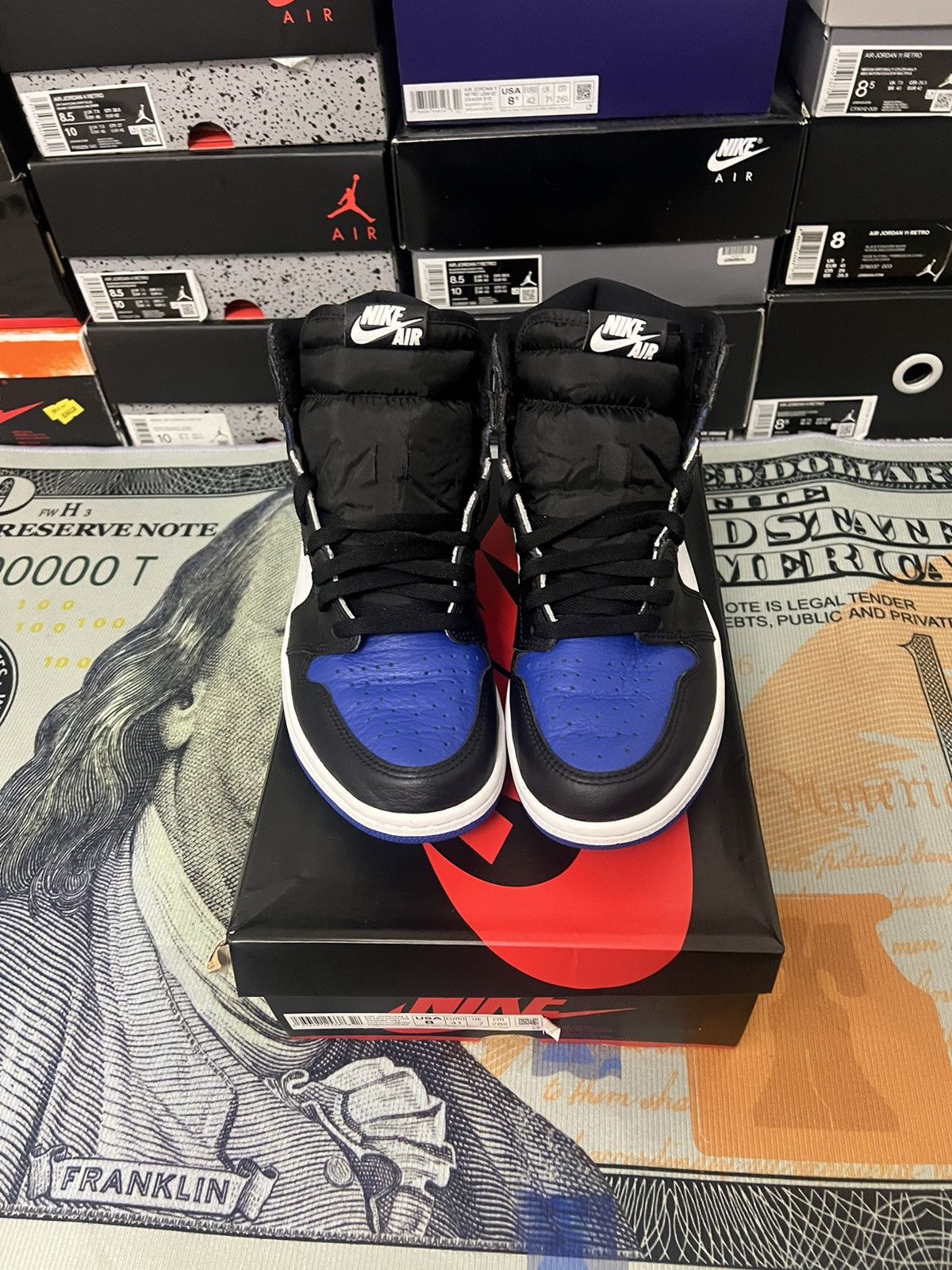 Jordan Brand Jordan 1 Royal Toe Size US 8 / EU 41 - 2 Thumbnail