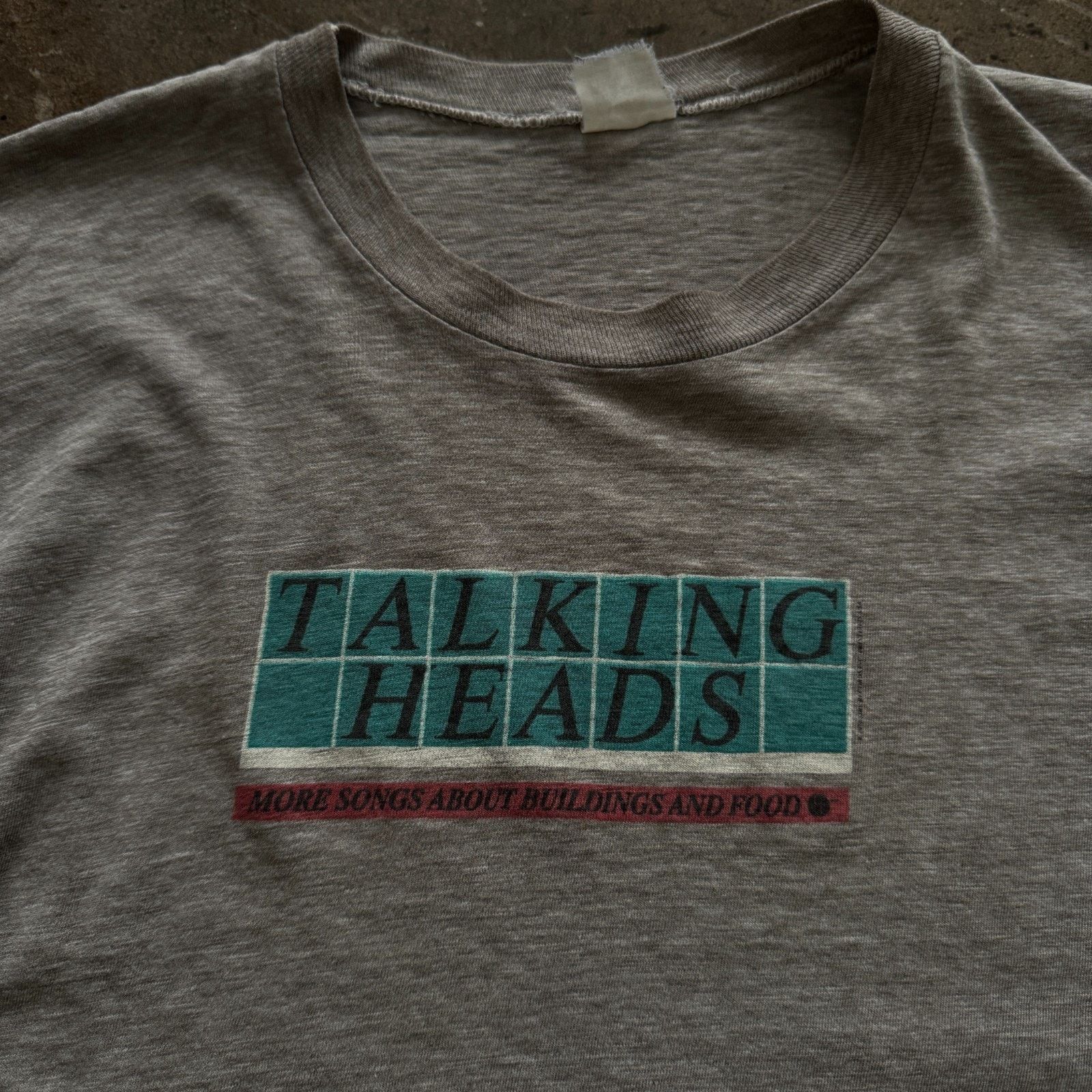Vintage Vintage 1970s Talking Heads More Songs Buildings Food Shirt Size US M / EU 48-50 / 2 - 2 Thumbnail