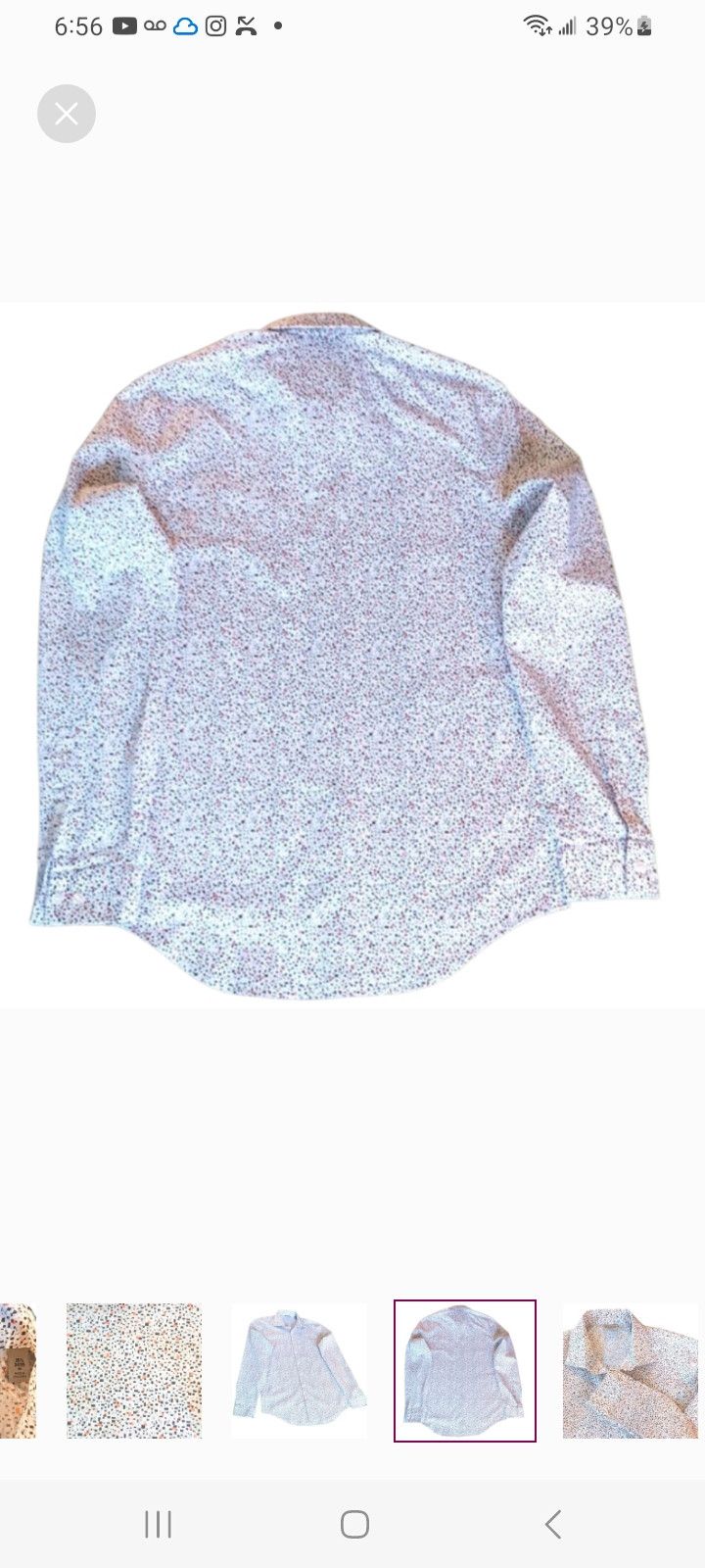 Kenneth Cole REACTION KENNETH COLE Slim-Fit Long-Sleeve Shirt Size US M / EU 48-50 / 2 - 6 Thumbnail