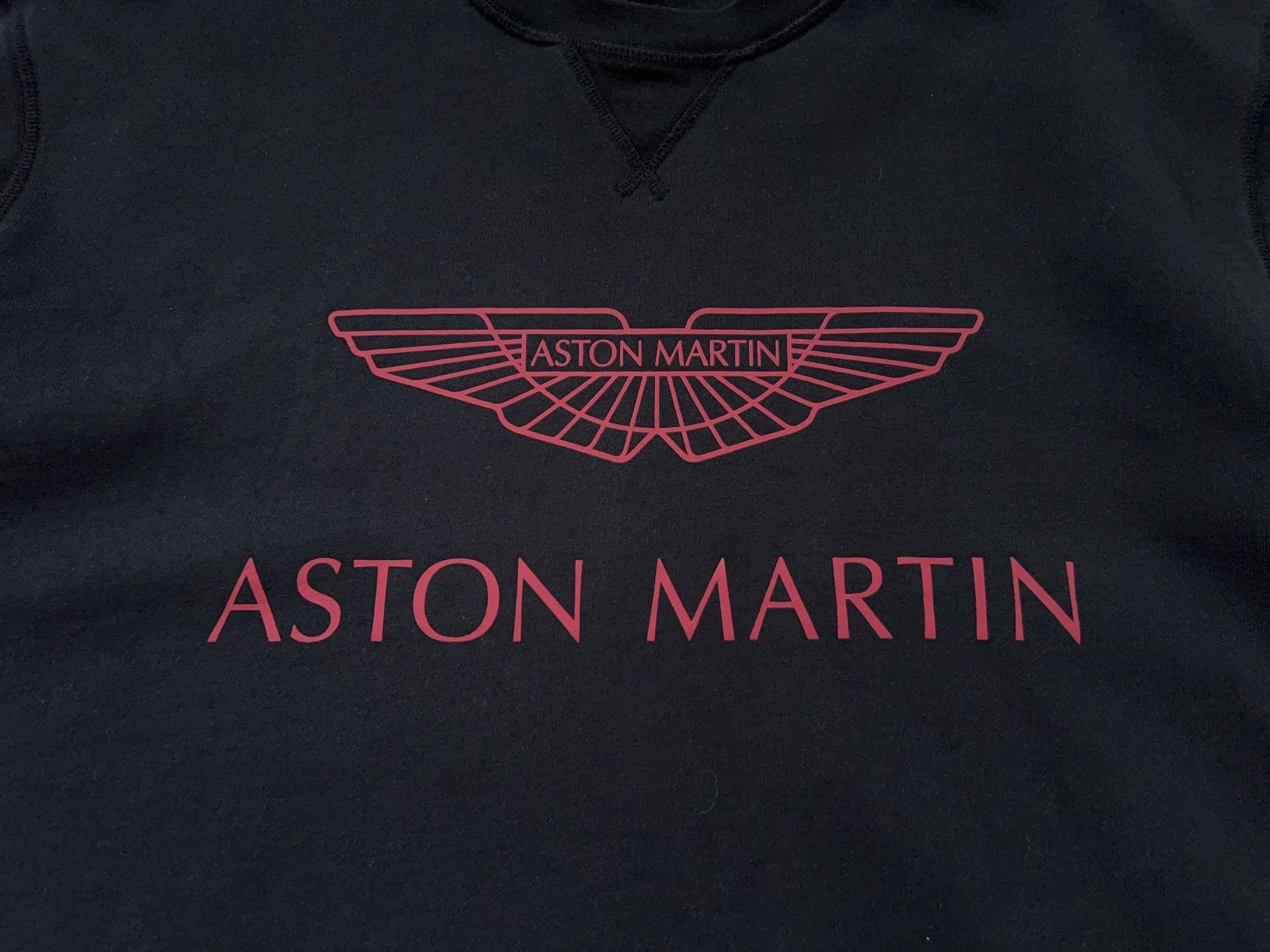 Hackett Mens Hackett London Aston Martin Black Sweatshirt Pullover Size US XXL / EU 58 / 5 - 4 Thumbnail