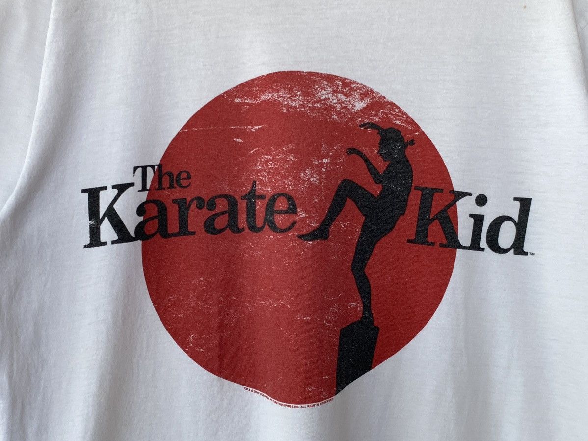 Vintage The Karate Kid Movie Promo Tees Size US XL / EU 56 / 4 - 4 Thumbnail