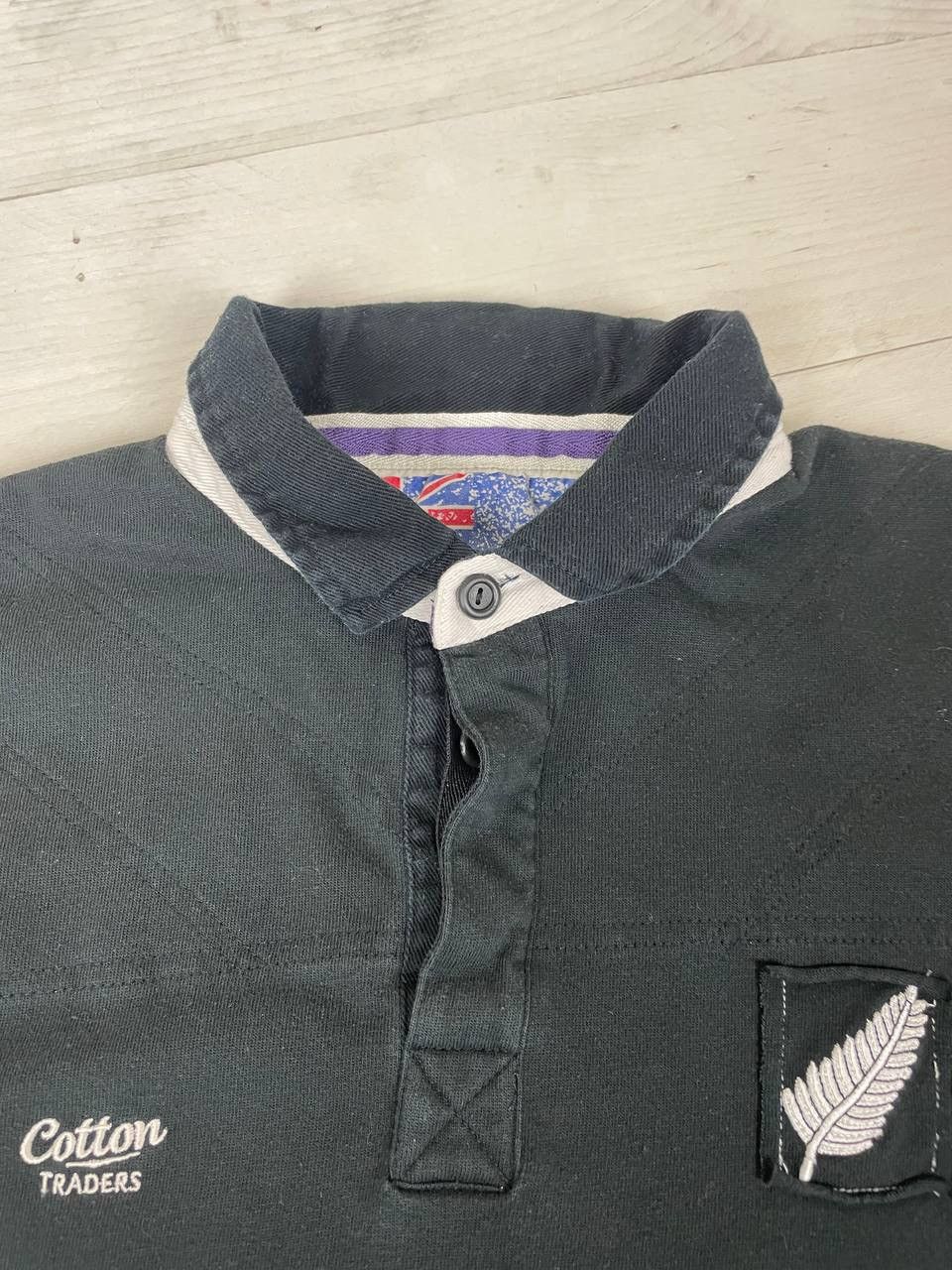Cotton Traders Vintage Cotton Traders All Black New Zealand Rugby Shirt Size US XXL / EU 58 / 5 - 8 Thumbnail