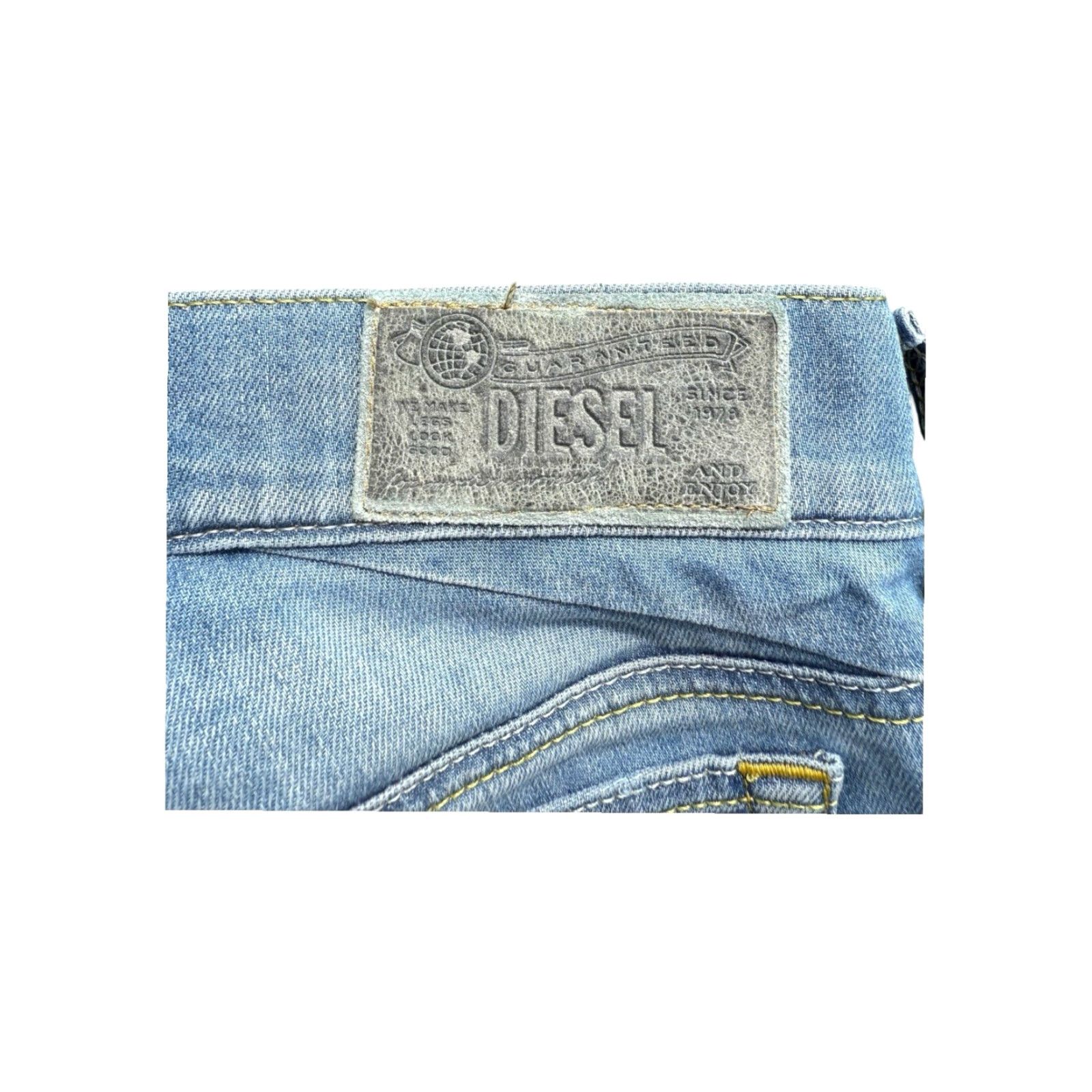 Diesel Diesel Jeans Women Skinny Slim Low Waist Getlegg Light Wash 25 x 32 Blue Stretch Size 42" / US 20 - 6 Thumbnail