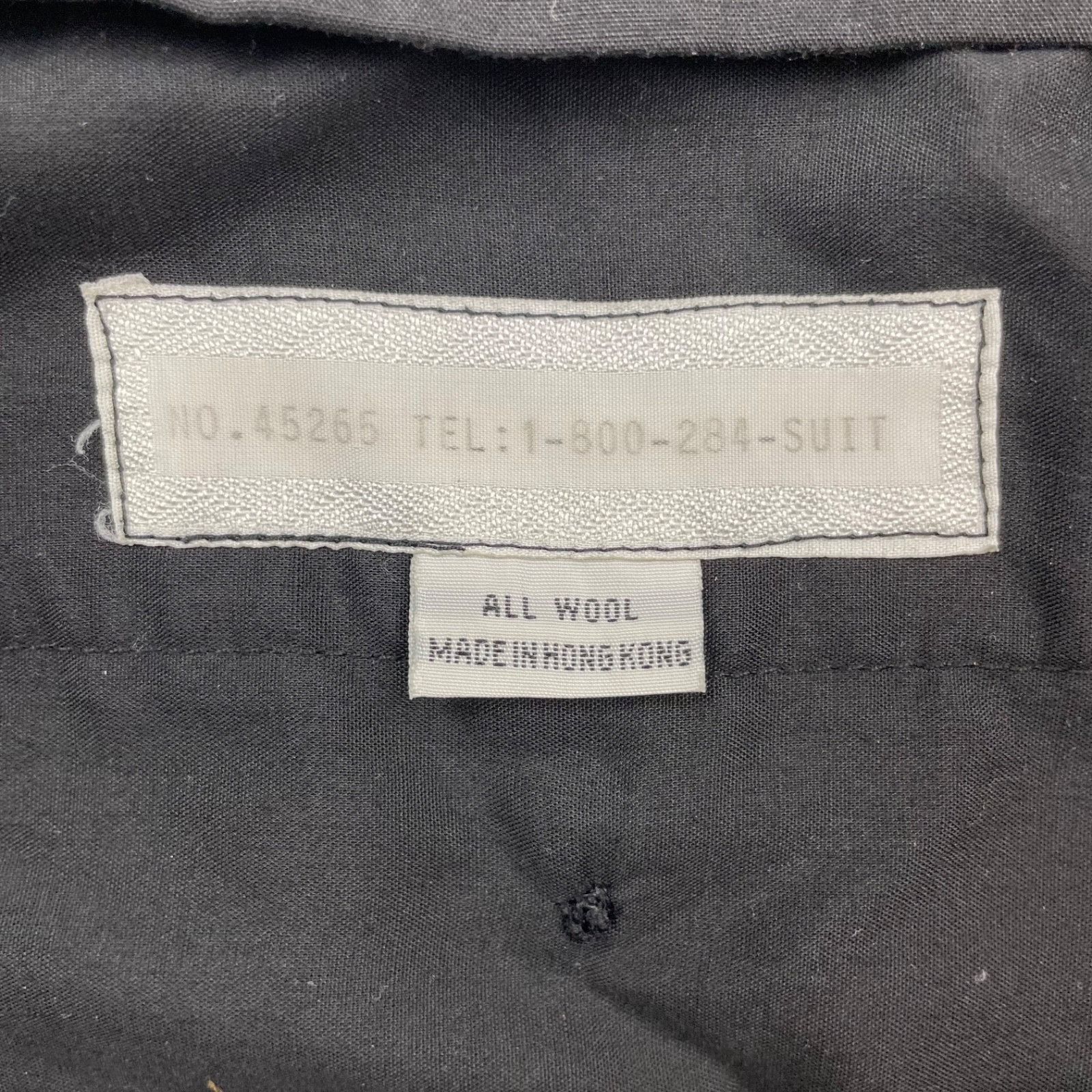 Other Dormeuil Men's 100% Wool Surgeon's Cuffs Suit Charcoal Gray Size 38S - 11 Thumbnail