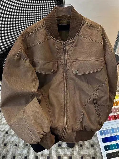 Japanese Brand Kawasaki x moto Casual Loose Baseball Jacket Coat Size US M / EU 48-50 / 2 - 2 Thumbnail