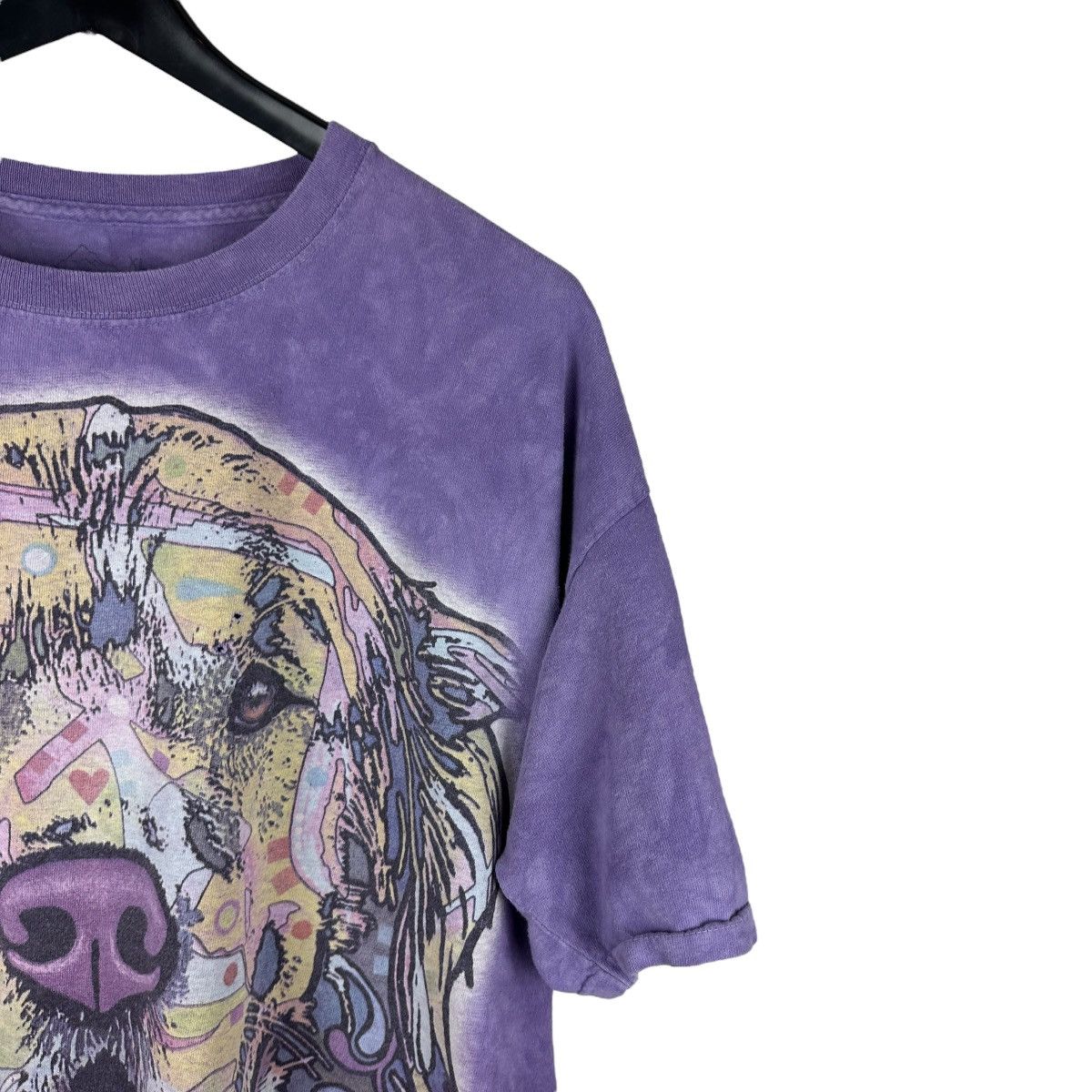 The Mountain Mens Y2K The Mountain Golden Retriever Tie Dye Shirt Size US XL / EU 56 / 4 - 4 Thumbnail