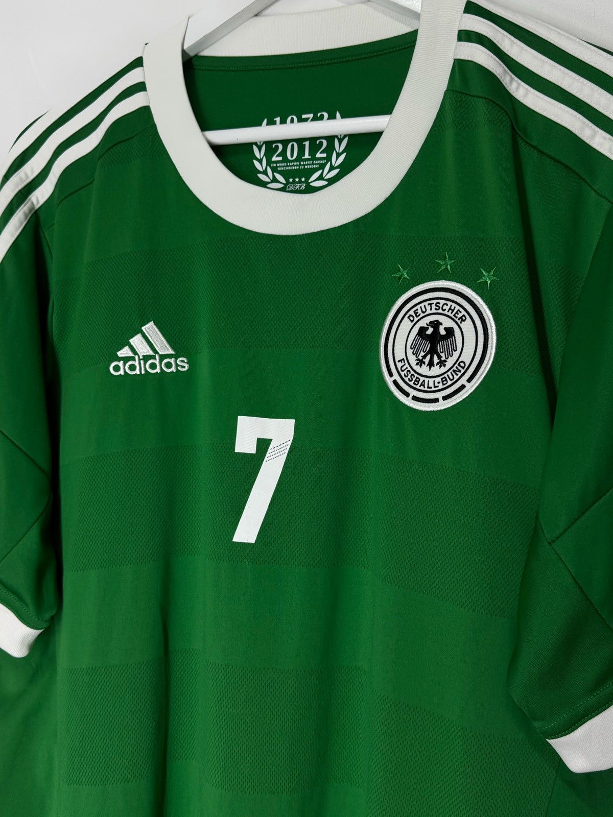 Adidas Schweinsteiger #7 Germany 2012/13 Away Shirt Size US XL / EU 56 / 4 - 3 Thumbnail