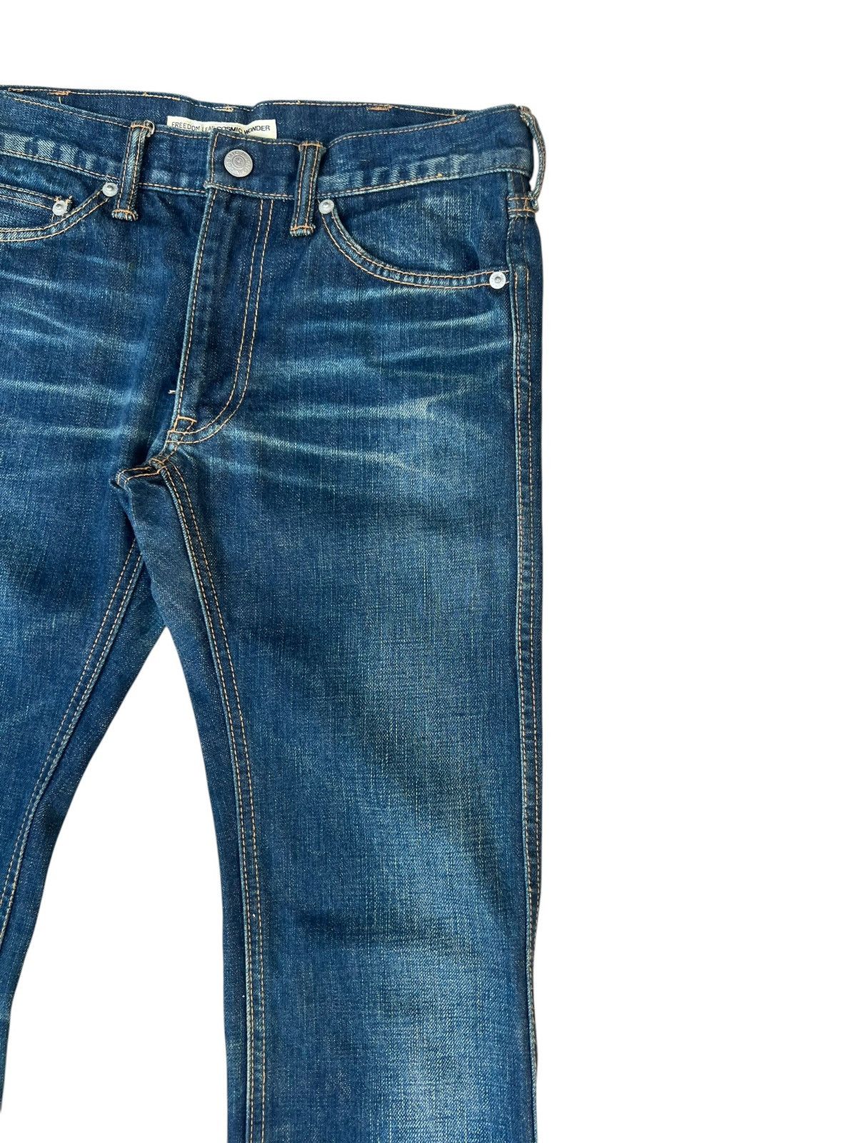 Cosmic Wonder Cosmic Wonder Japan Faded Denim Flare Jeans Size US 29 - 10 Thumbnail