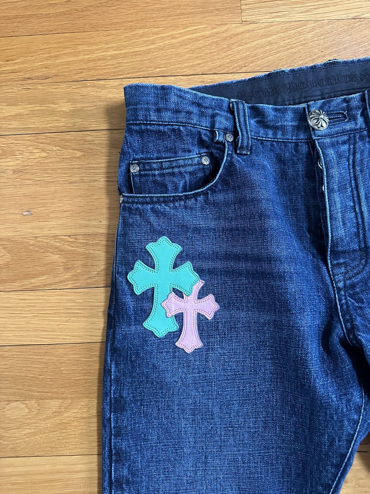 Chrome Hearts Custom Cross patch denim 1/1 special order Size US 29 - 7 Thumbnail