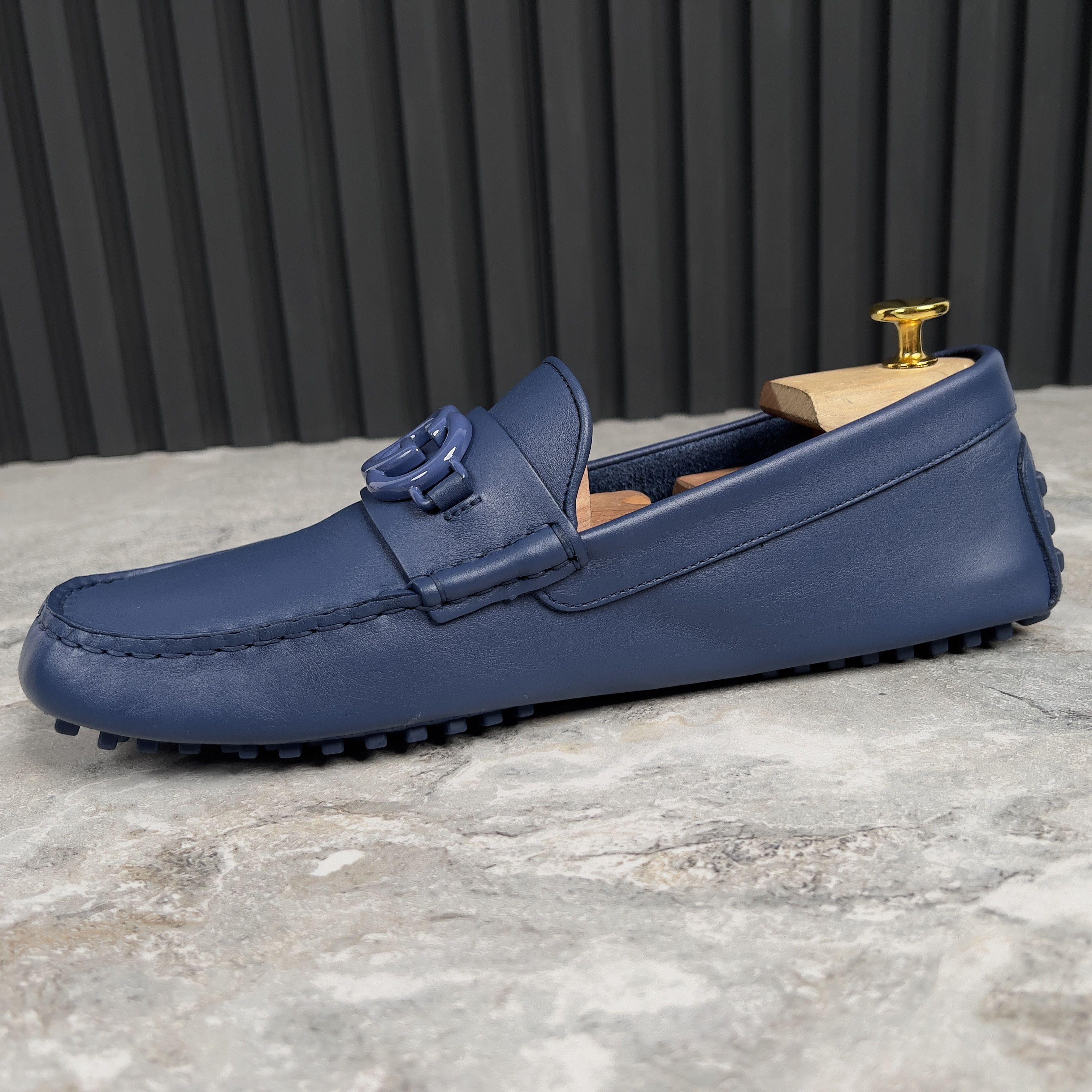 Gucci GG Logo Driving Moccasin Leather Size US 9.5 / EU 42-43 - 8 Thumbnail