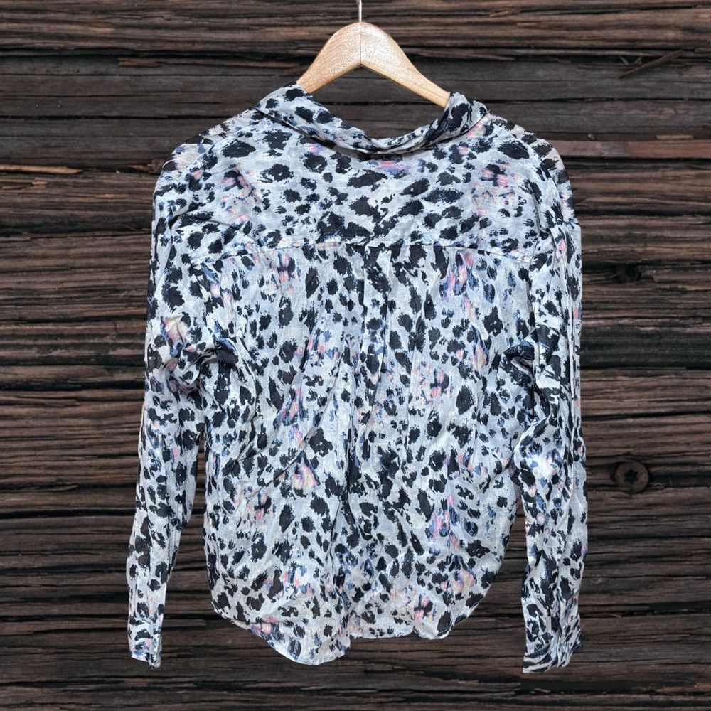 Other Charlie B Abstract Sheer Blouse NWT Size M / US 6-8 / IT 42-44 - 2 Thumbnail