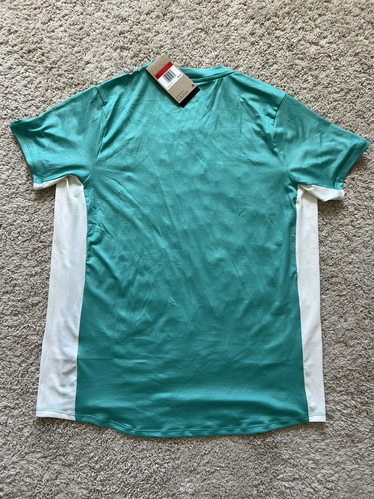 Nike Nike Court Dri Fit Advantage Printed Shirt Teal Size US M / EU 48-50 / 2 - 3 Thumbnail