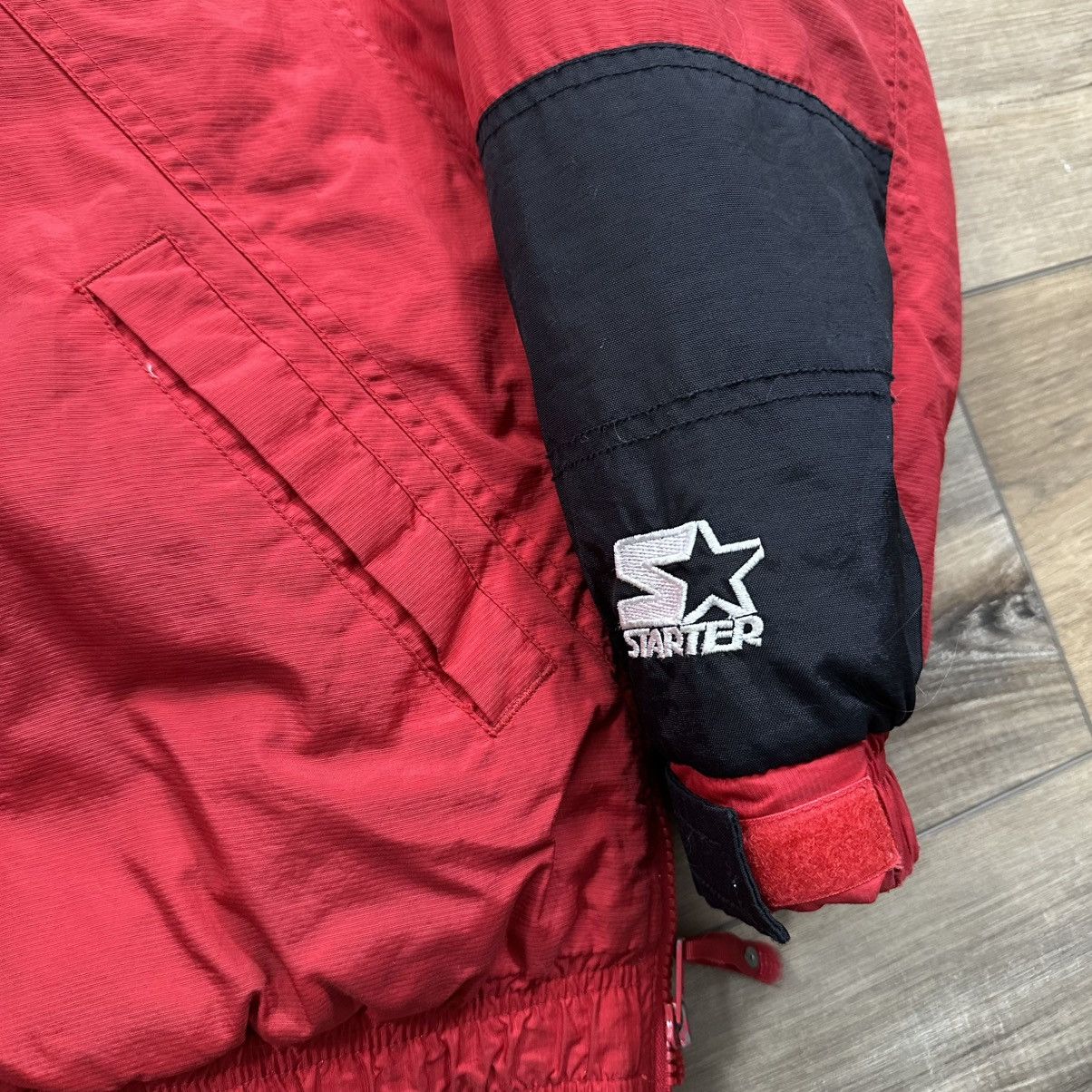 Starter Vintage 2000s Starter Nebraska Red and Black Puffer Jacket Size US S / EU 44-46 / 1 - 8 Thumbnail