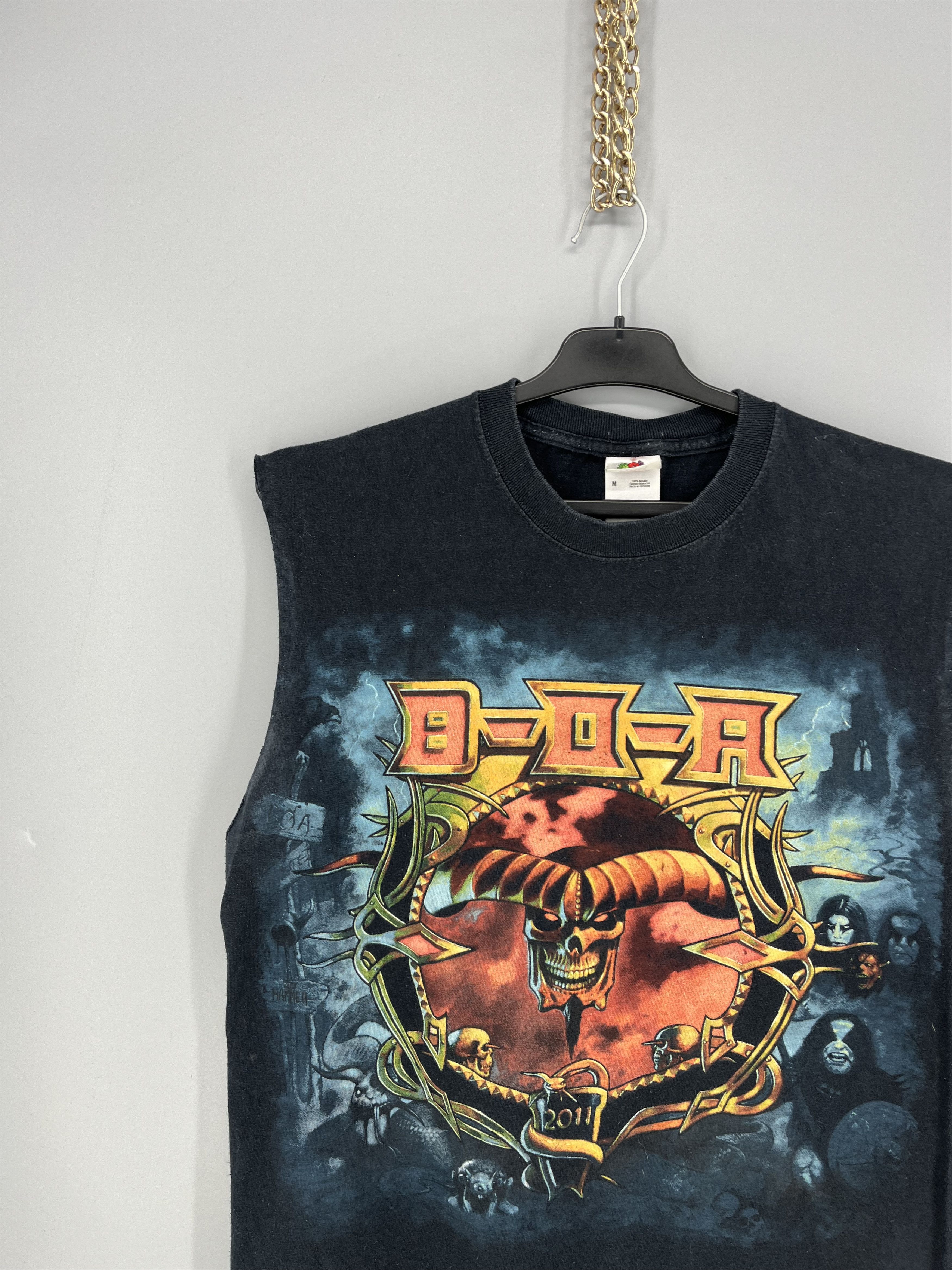Band Tees DOA Dead On Arrival 2011 Bloodstock Metal Music Top T Shirt Size US M / EU 48-50 / 2 - 4 Thumbnail
