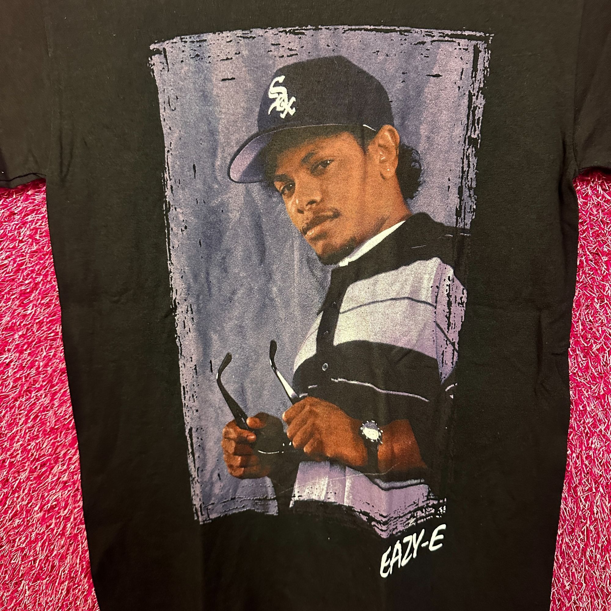 Rap Tees Eazy-E Ruthless Records Poster West Coast Gangster Rap Tee S Size US S / EU 44-46 / 1 - 2 Thumbnail
