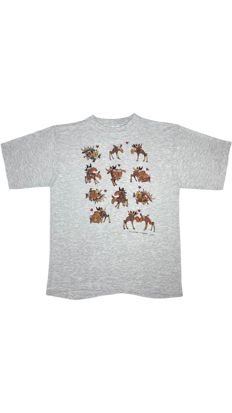 image of Art x Humor 1994 Allan Flink Its Natural In Sweden Kamasutra in Grey, Men's (Size Large)