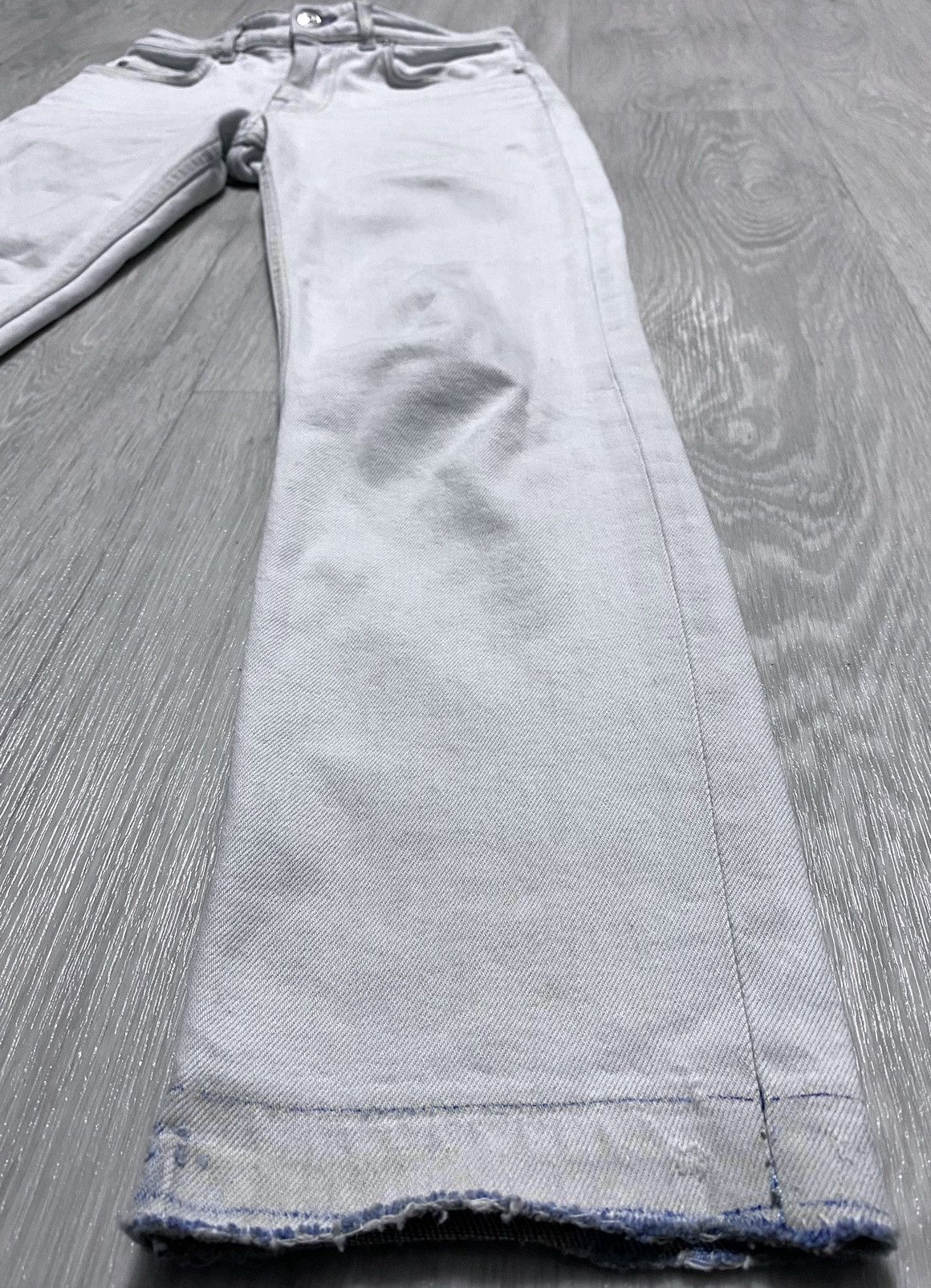 Acne Studios Women’s Acne Studios Row Bleached Jeans Denim Washed Dyed Size 25" / US 0 / IT 36 - 8 Thumbnail