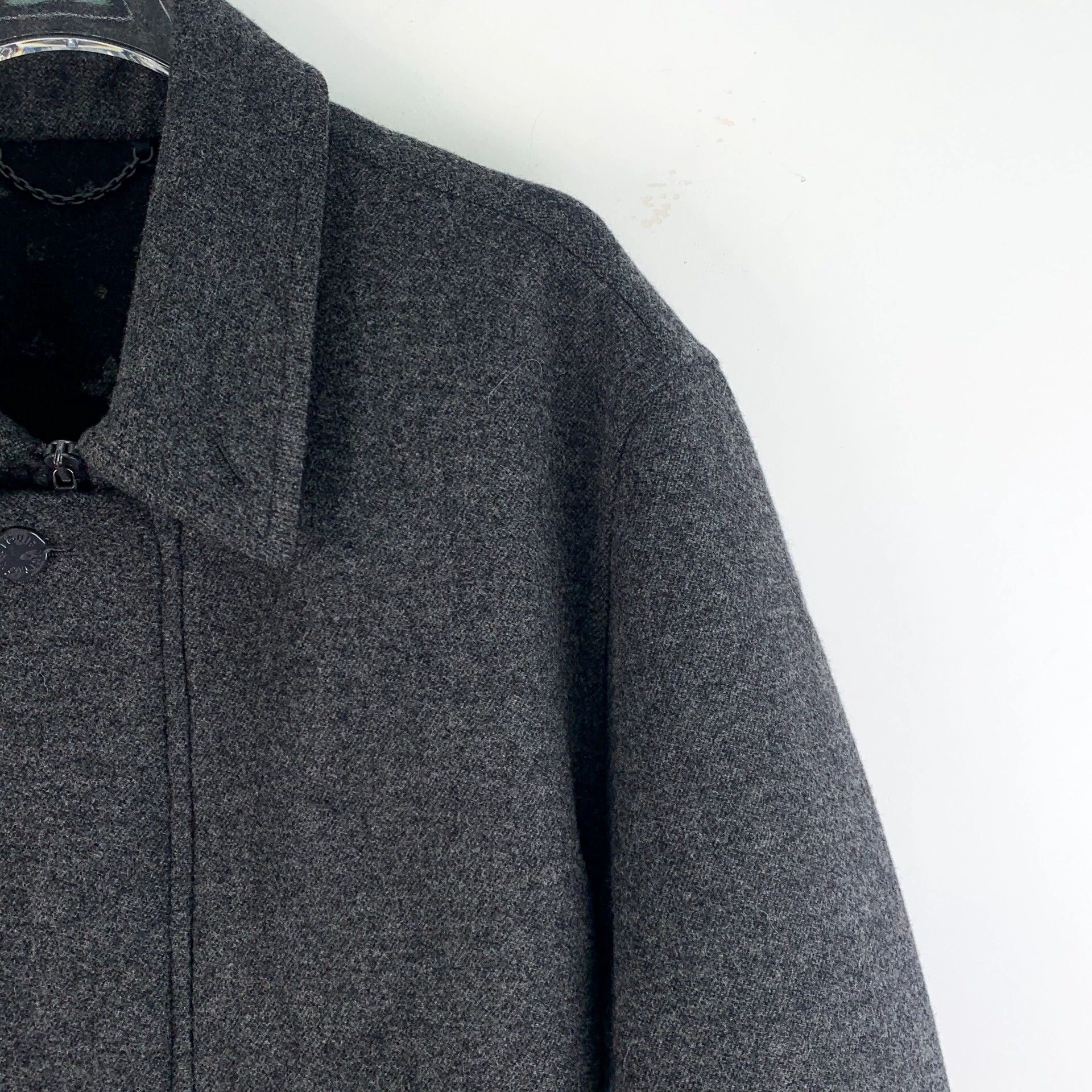 Louis Vuitton KM0797 Louis Vuitton Grey Wool Multi-Pocket Tweed Jacket Size US L / EU 52-54 / 3 - 3 Thumbnail