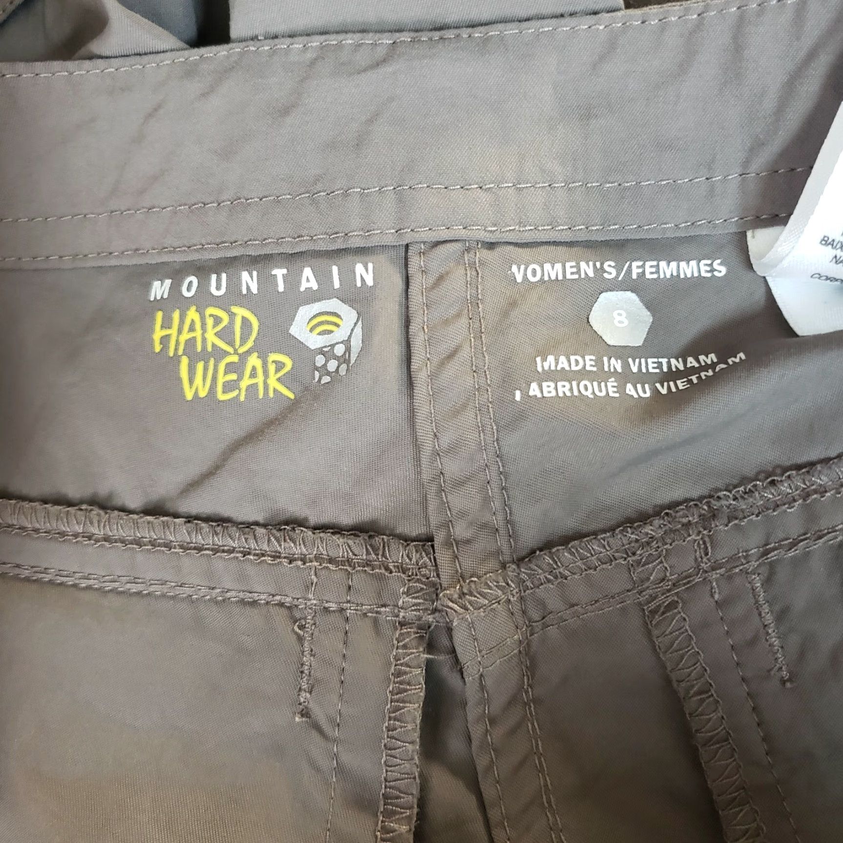 Mountain Hardwear Mountain Hardwear Womens Cropped Pants Sz 8 Gray Mid Rise Nylon Shirt Size 30" / US 8 / IT 44 - 7 Thumbnail